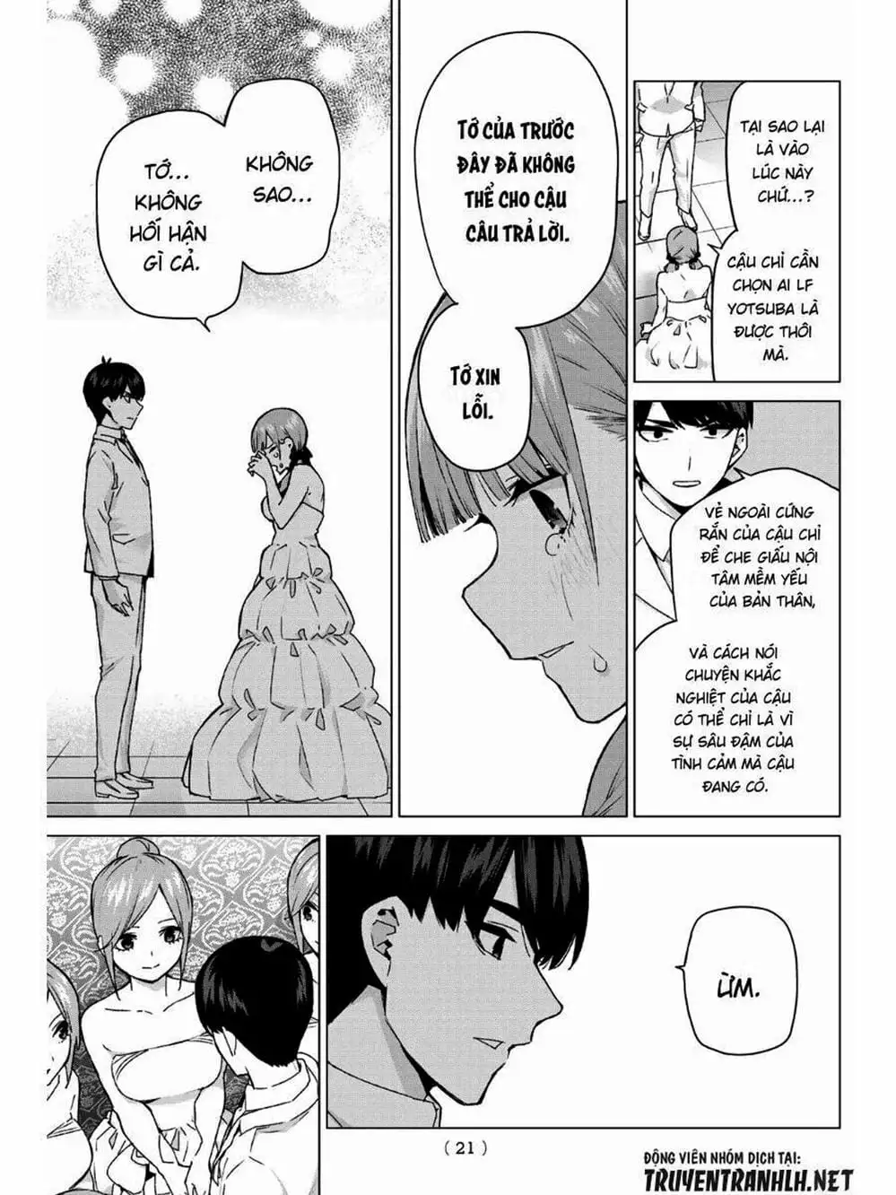 Truyện Tranh Nhà Có 5 Nàng Dâu - Gotoubun No Hanayome trang 6