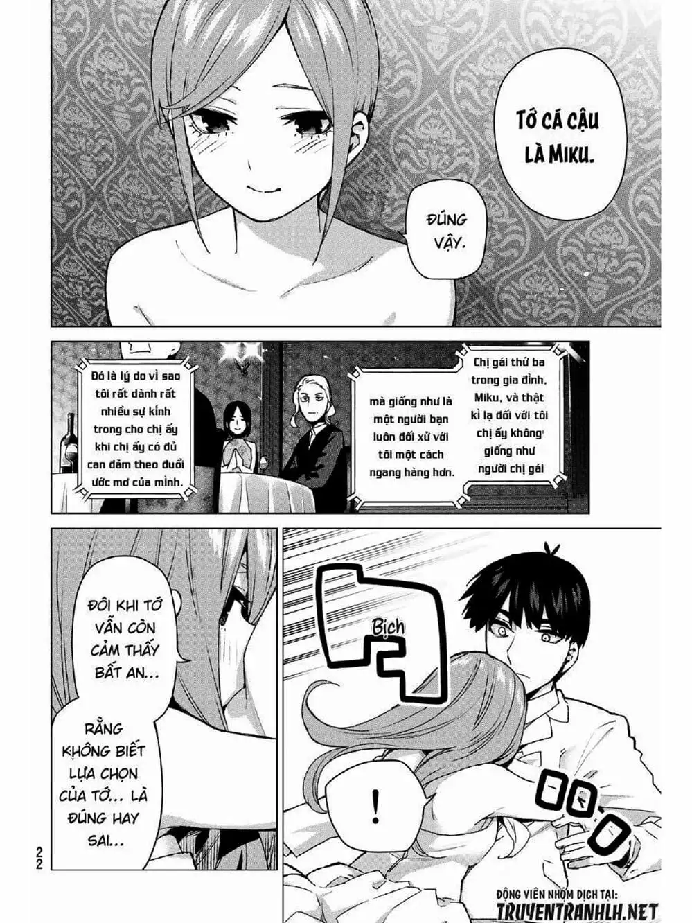 Truyện Tranh Nhà Có 5 Nàng Dâu - Gotoubun No Hanayome trang 6