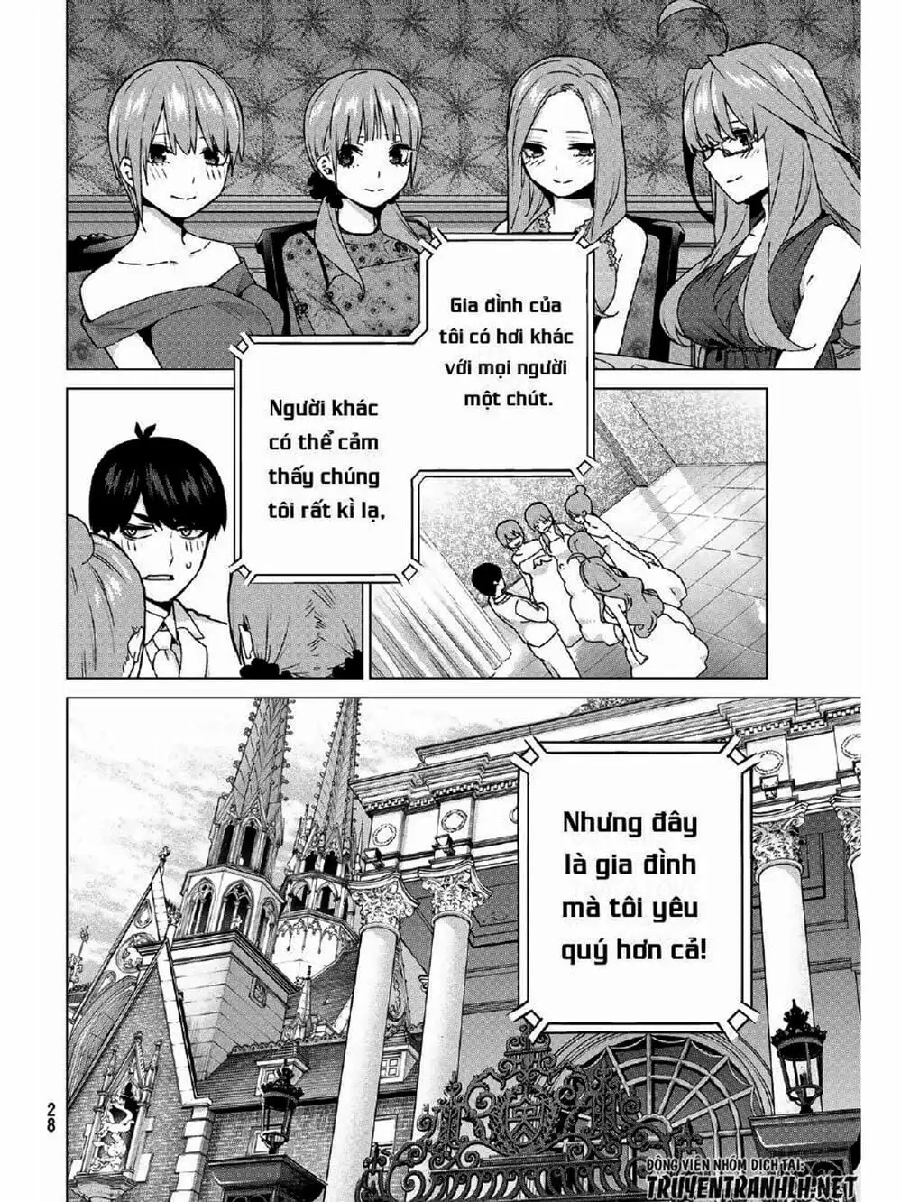Truyện Tranh Nhà Có 5 Nàng Dâu - Gotoubun No Hanayome trang 6