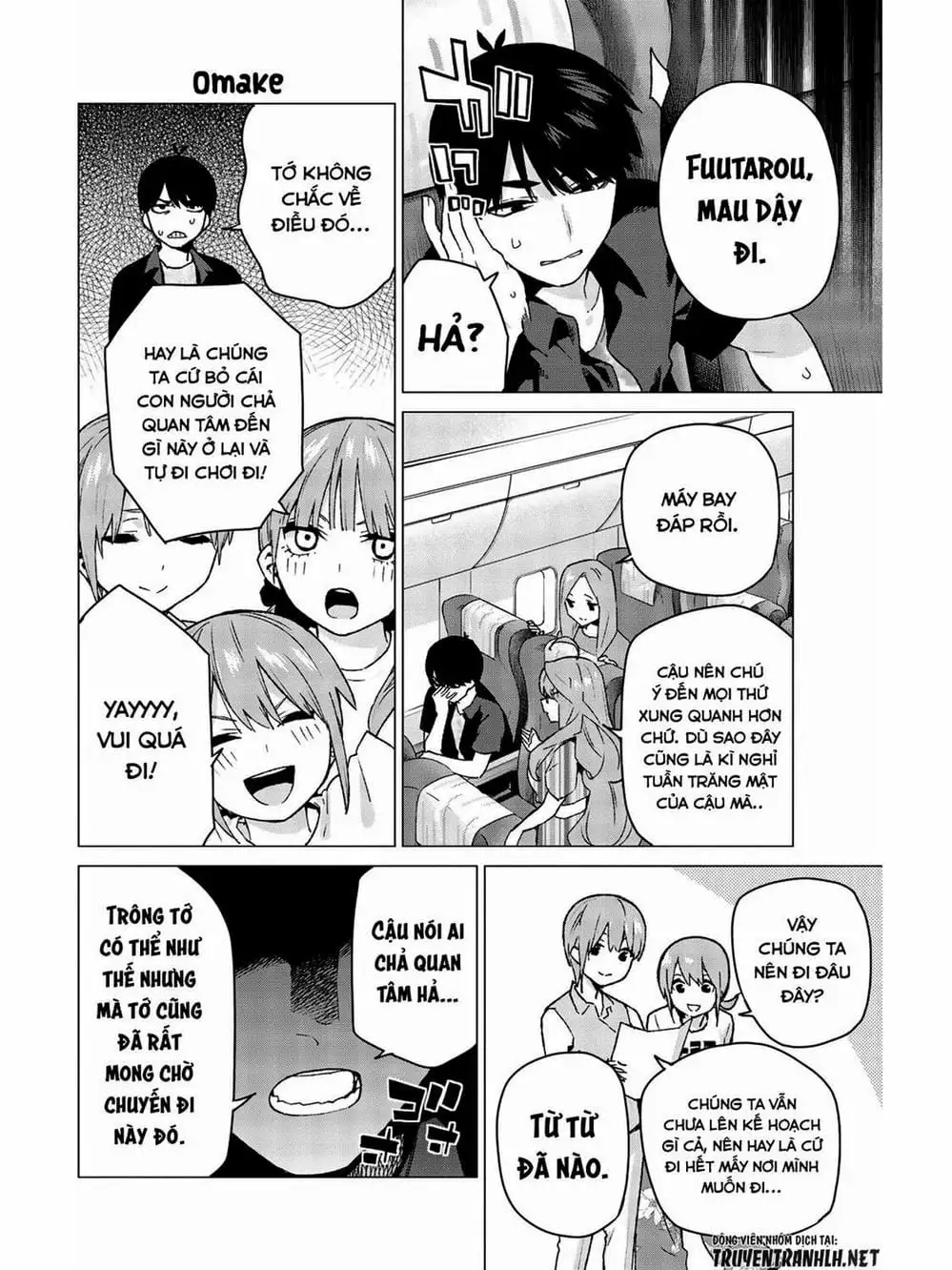 Truyện Tranh Nhà Có 5 Nàng Dâu - Gotoubun No Hanayome trang 6