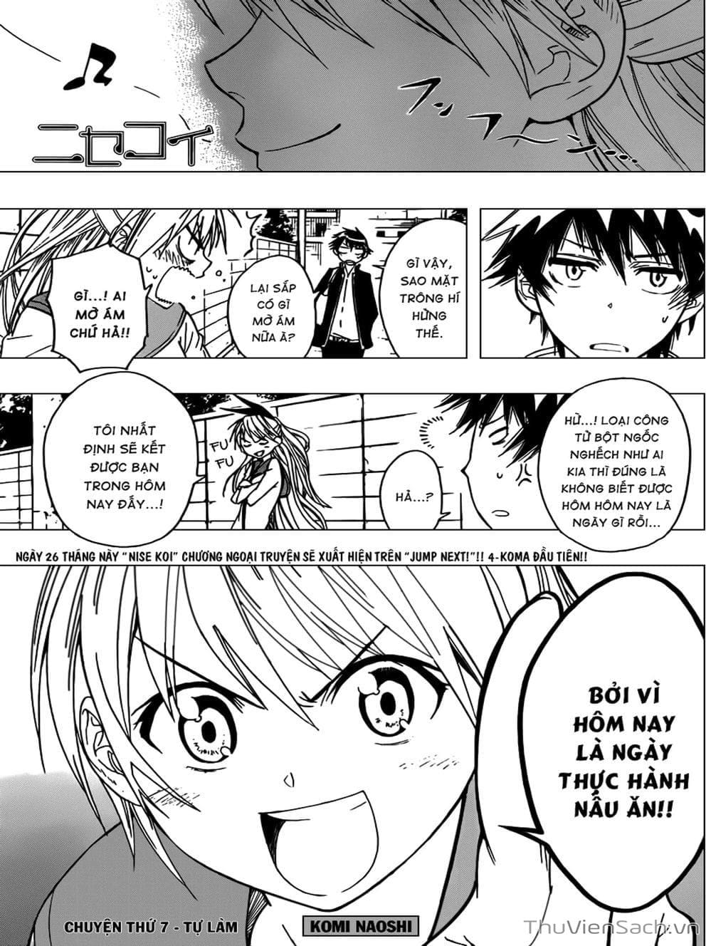 Truyện Tranh Tình Yêu Giả Tạo - Nisekoi trang 8