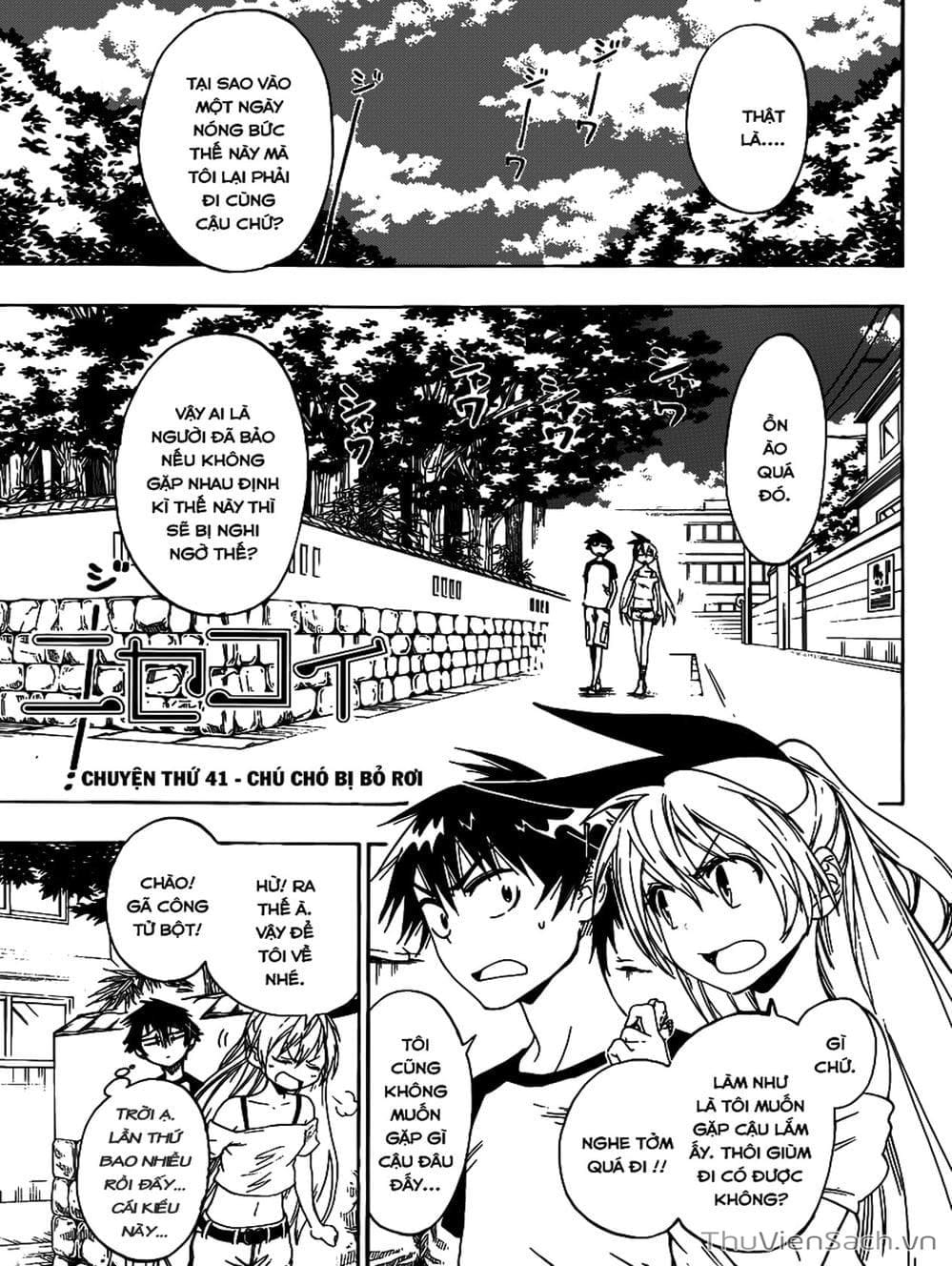 Truyện Tranh Tình Yêu Giả Tạo - Nisekoi trang 8