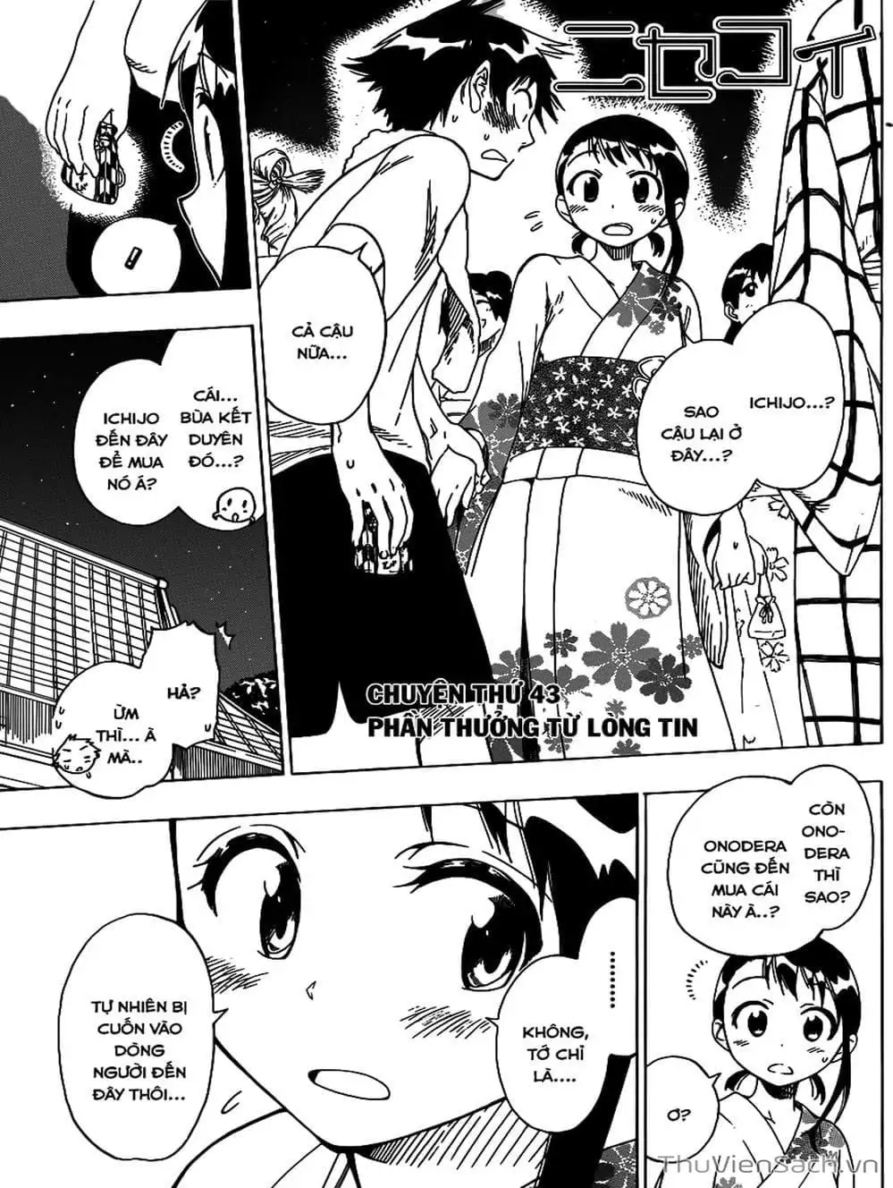 Truyện Tranh Tình Yêu Giả Tạo - Nisekoi trang 8