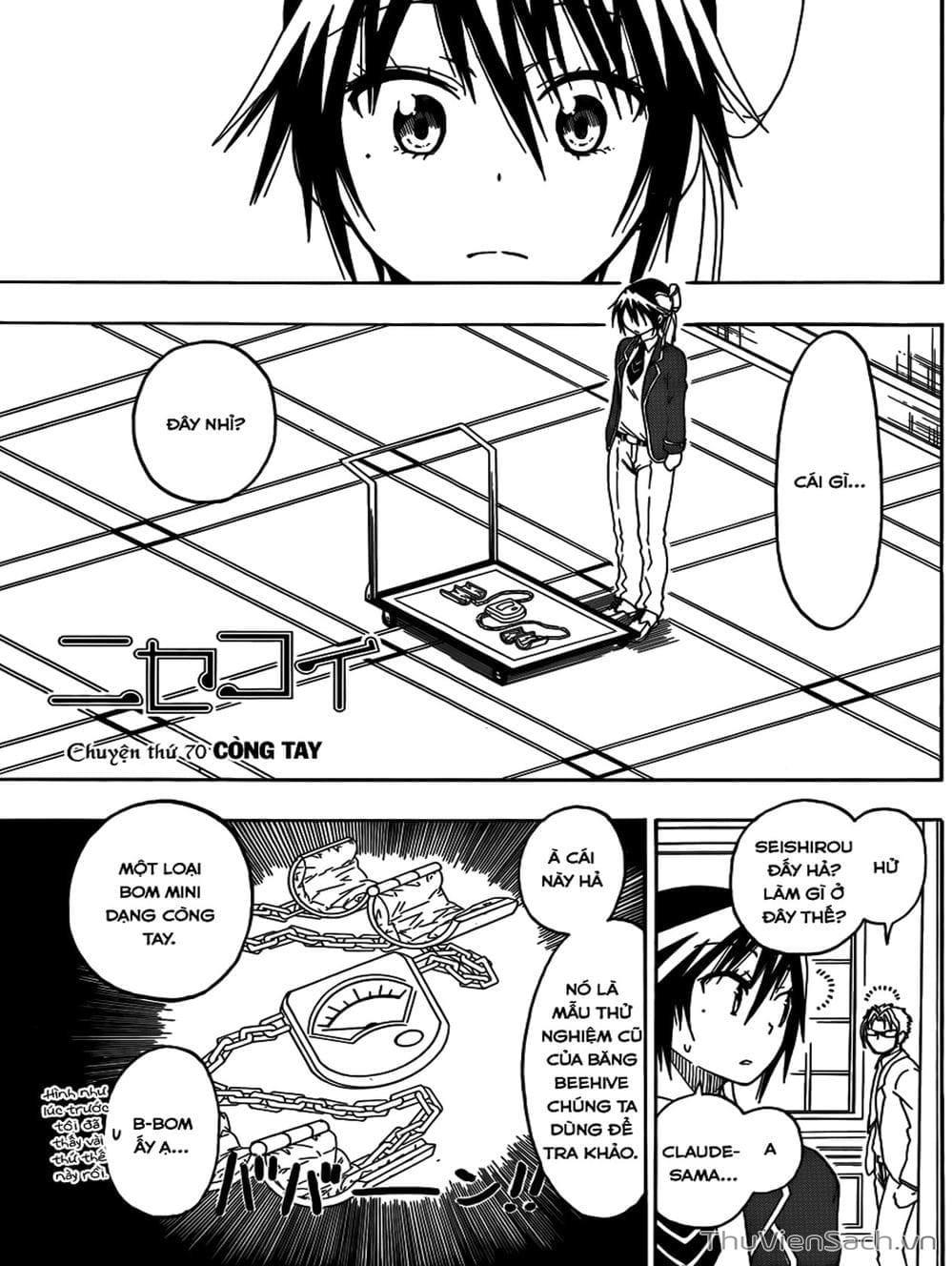 Truyện Tranh Tình Yêu Giả Tạo - Nisekoi trang 8