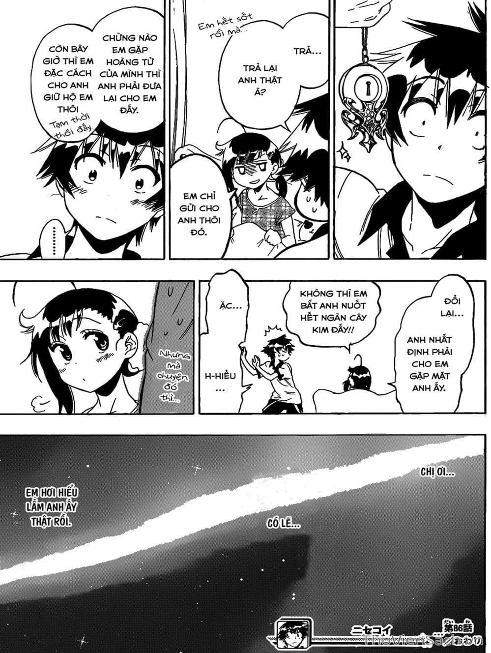 Truyện Tranh Tình Yêu Giả Tạo - Nisekoi trang 8