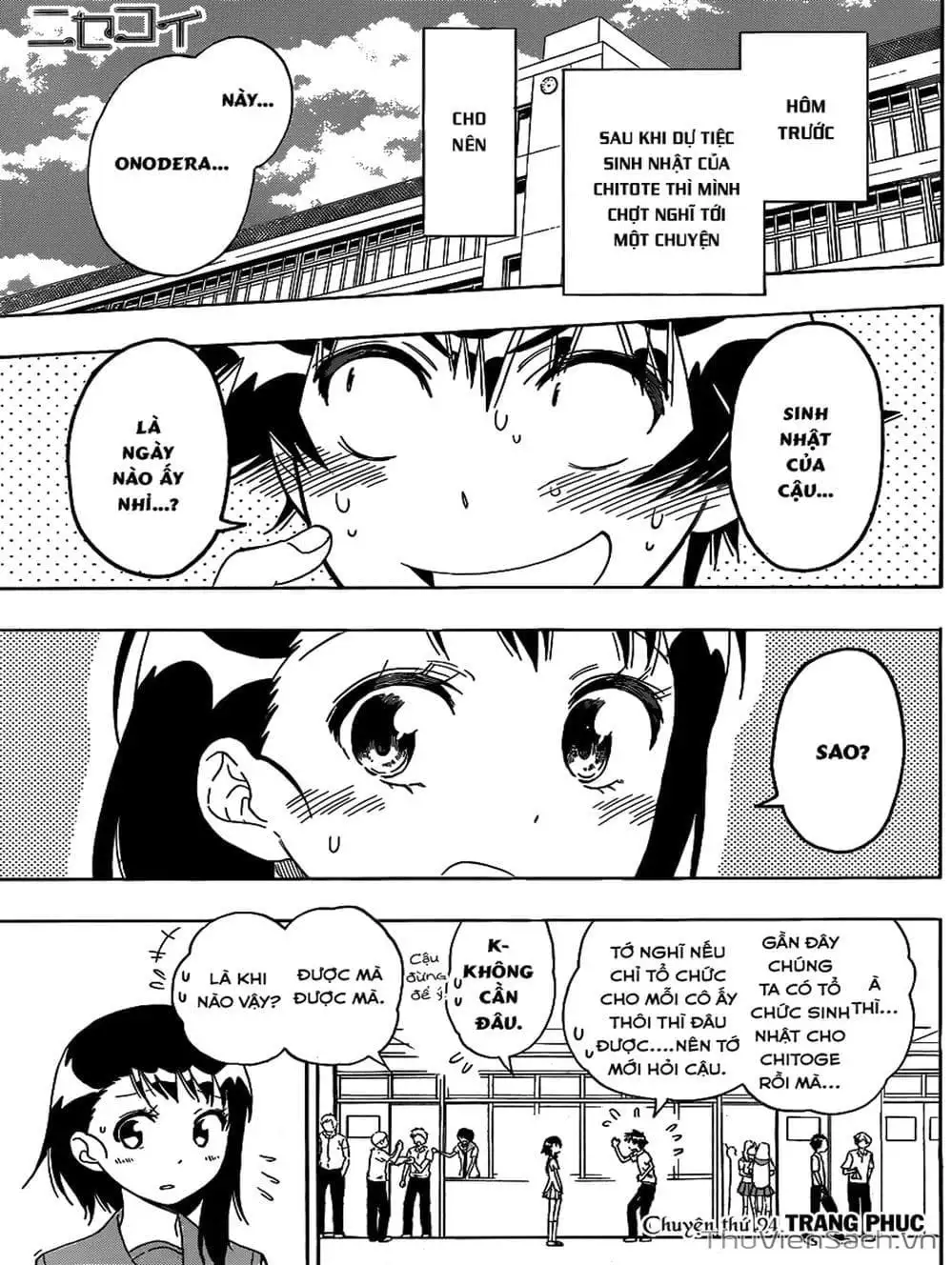 Truyện Tranh Tình Yêu Giả Tạo - Nisekoi trang 8