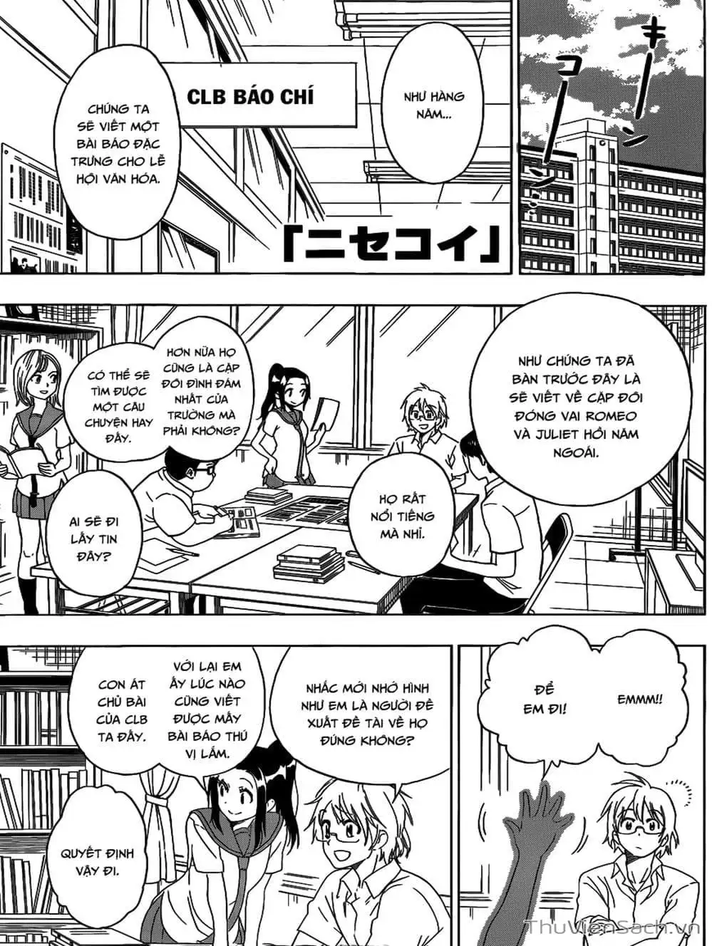 Truyện Tranh Tình Yêu Giả Tạo - Nisekoi trang 8