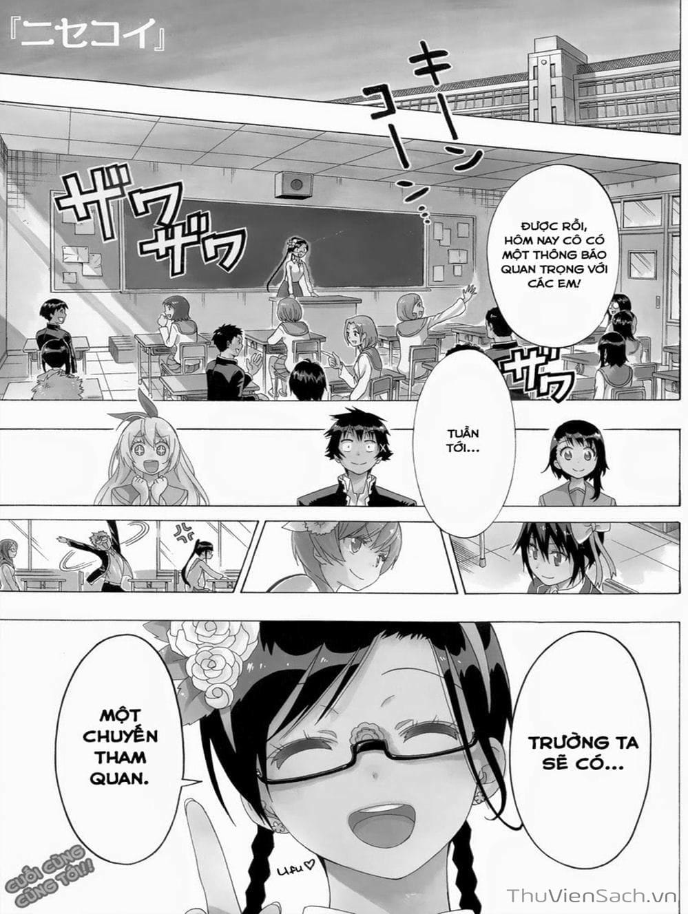 Truyện Tranh Tình Yêu Giả Tạo - Nisekoi trang 8