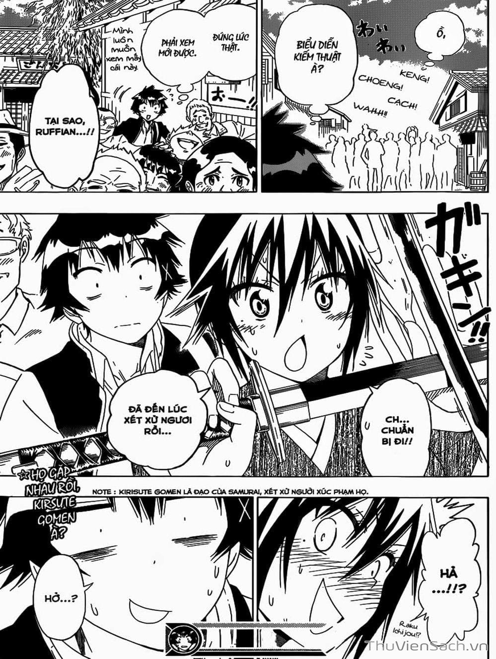 Truyện Tranh Tình Yêu Giả Tạo - Nisekoi trang 8