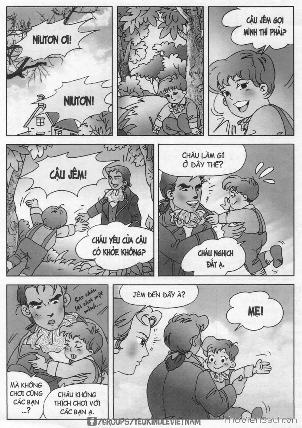 Truyện Tranh Danh Nhân Thế Giới - Niuton trang 2