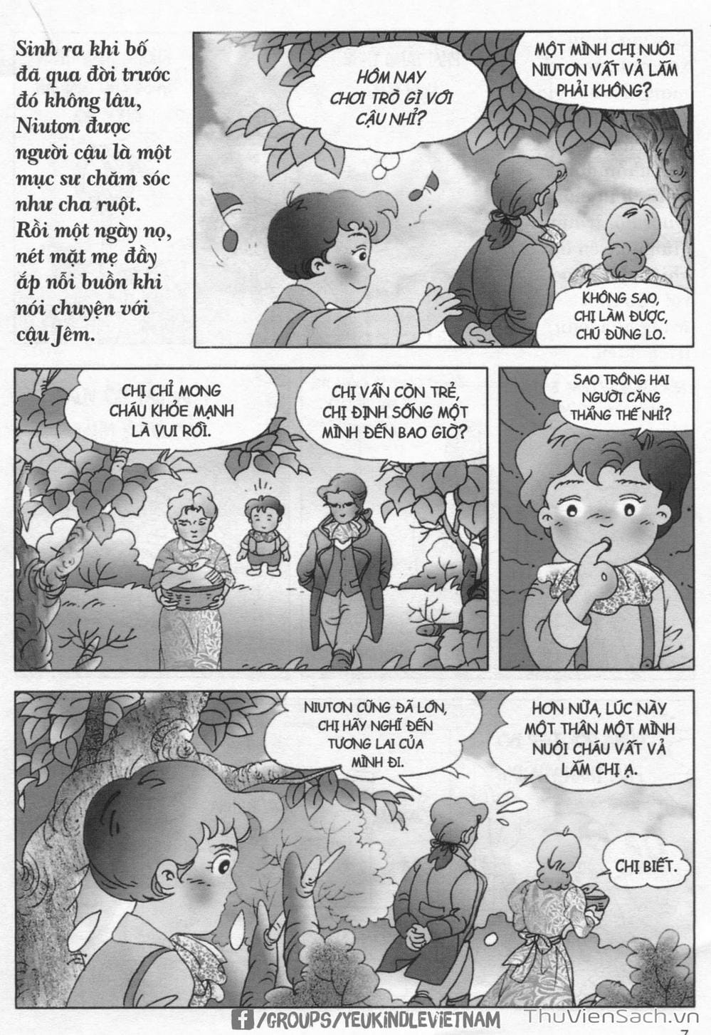 Truyện Tranh Danh Nhân Thế Giới - Niuton trang 2