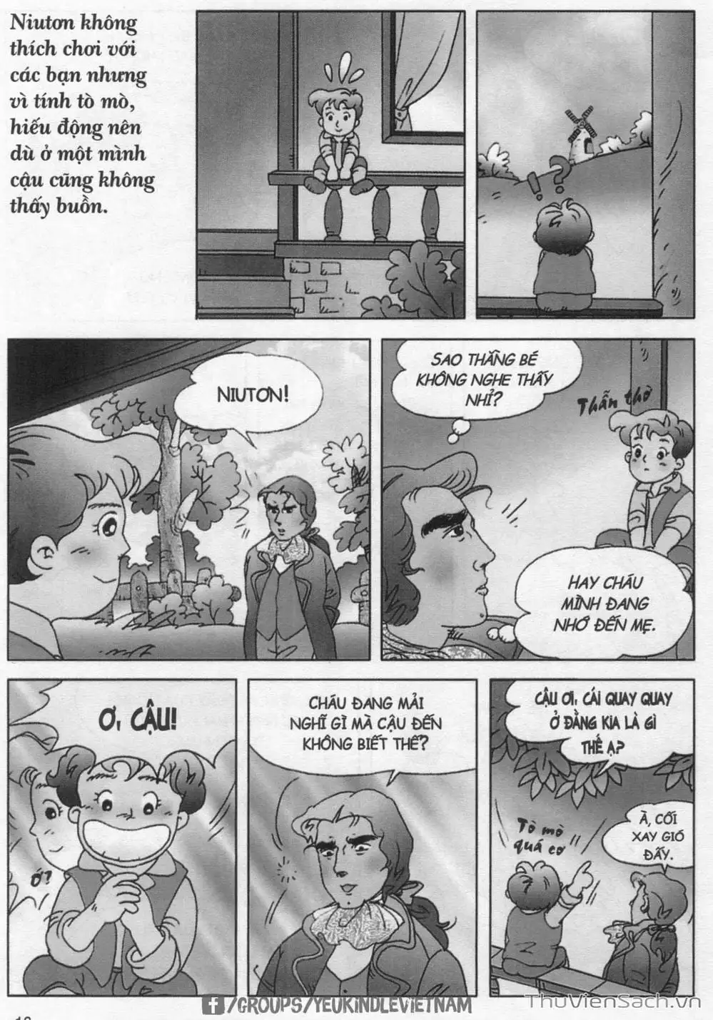 Truyện Tranh Danh Nhân Thế Giới - Niuton trang 2