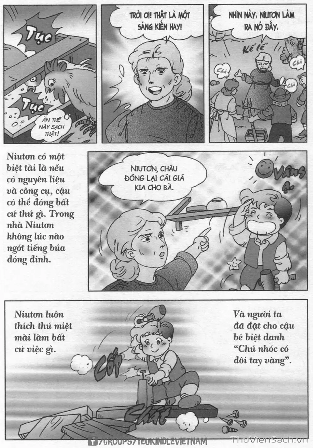 Truyện Tranh Danh Nhân Thế Giới - Niuton trang 2