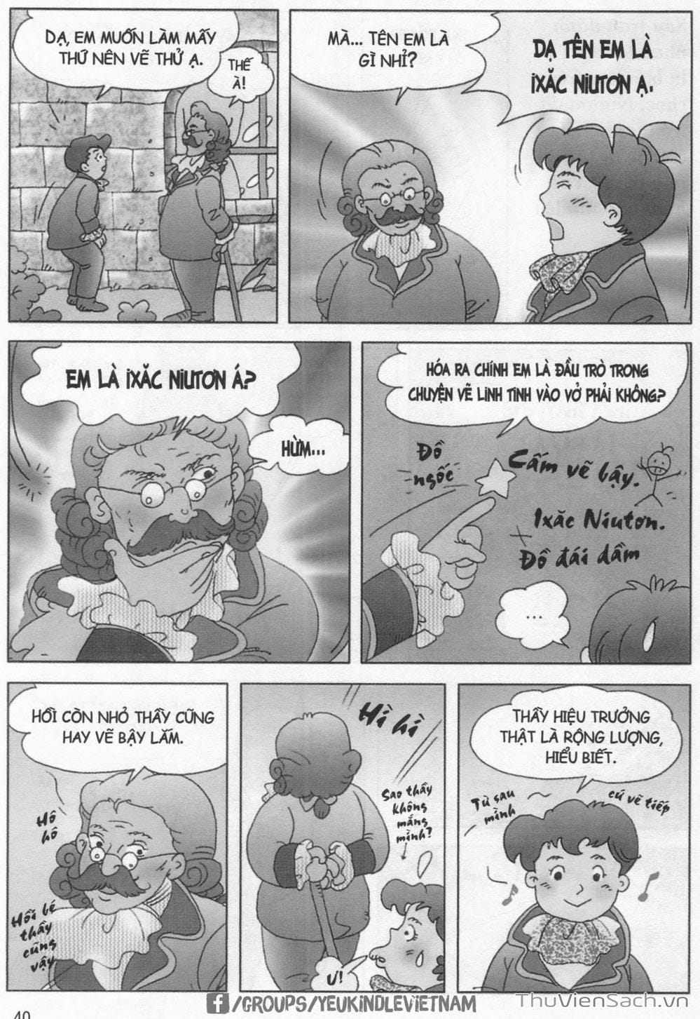 Truyện Tranh Danh Nhân Thế Giới - Niuton trang 2