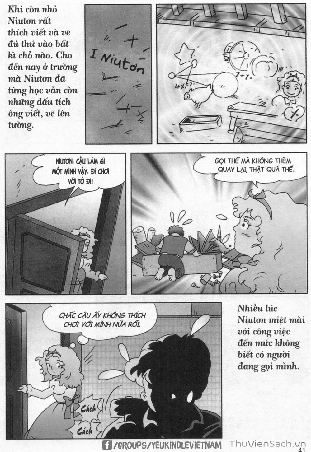 Truyện Tranh Danh Nhân Thế Giới - Niuton trang 2