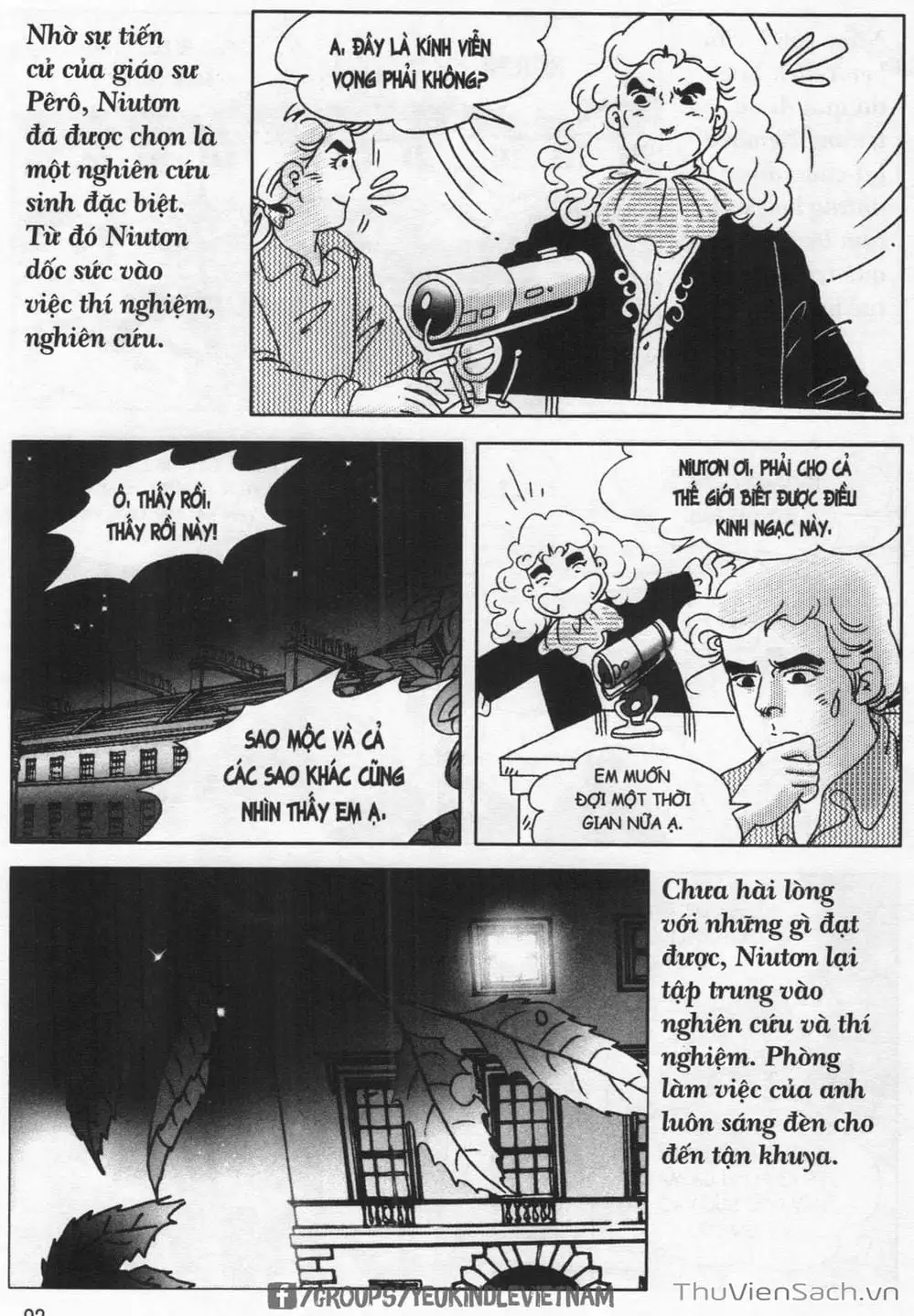 Truyện Tranh Danh Nhân Thế Giới - Niuton trang 2