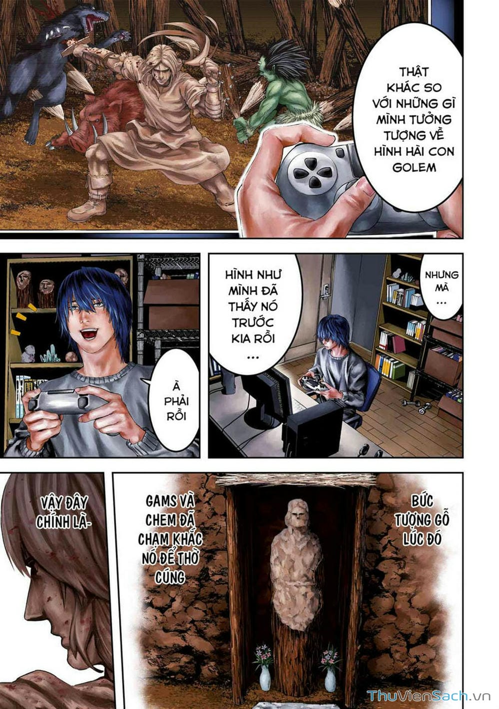 Truyện Tranh Npc Của Trò Chơi Xây Dựng Làng Là Người Thật trang 4