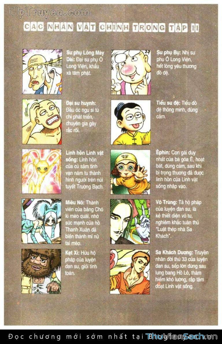 Truyện Tranh Ô Long Viện Linh Vật Sống trang 3