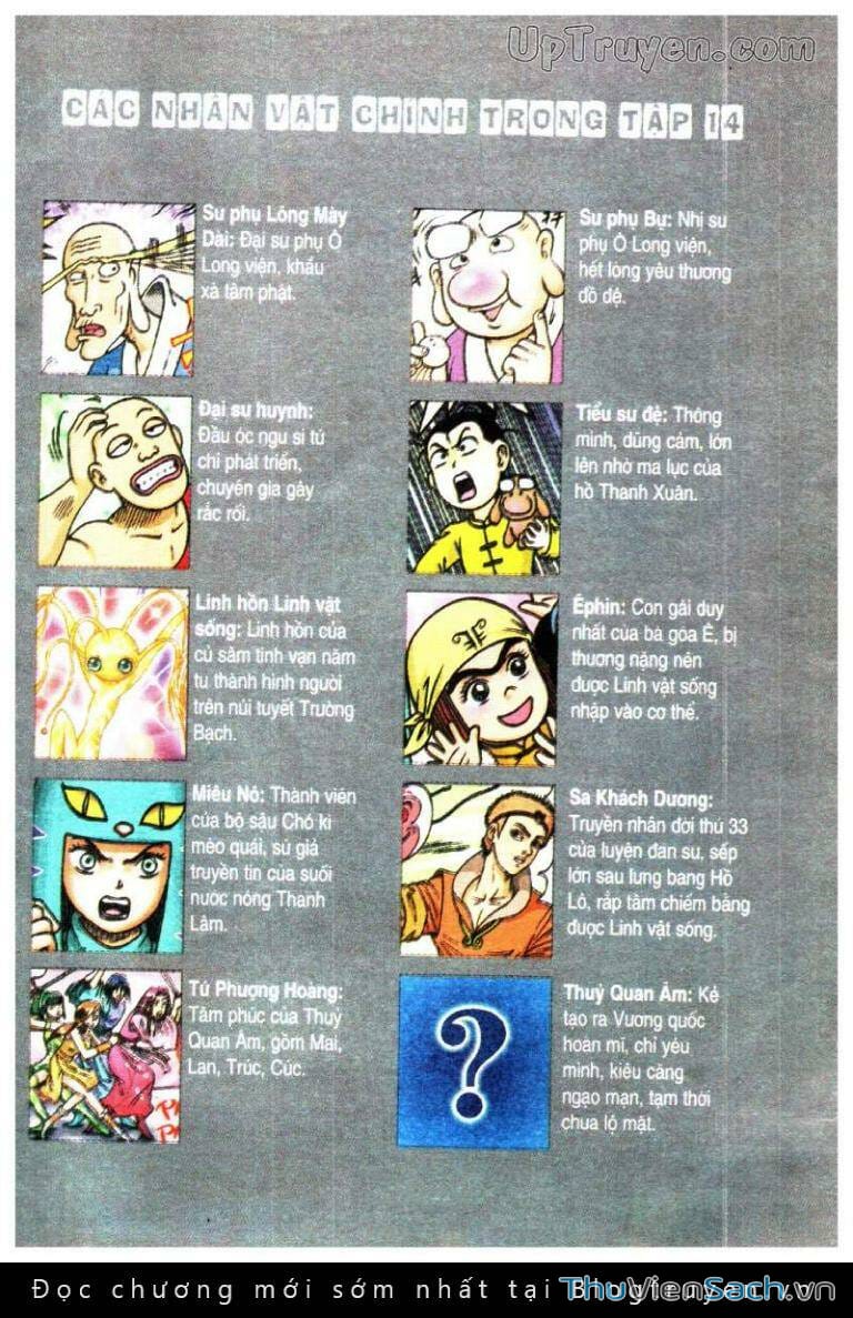 Truyện Tranh Ô Long Viện Linh Vật Sống trang 3