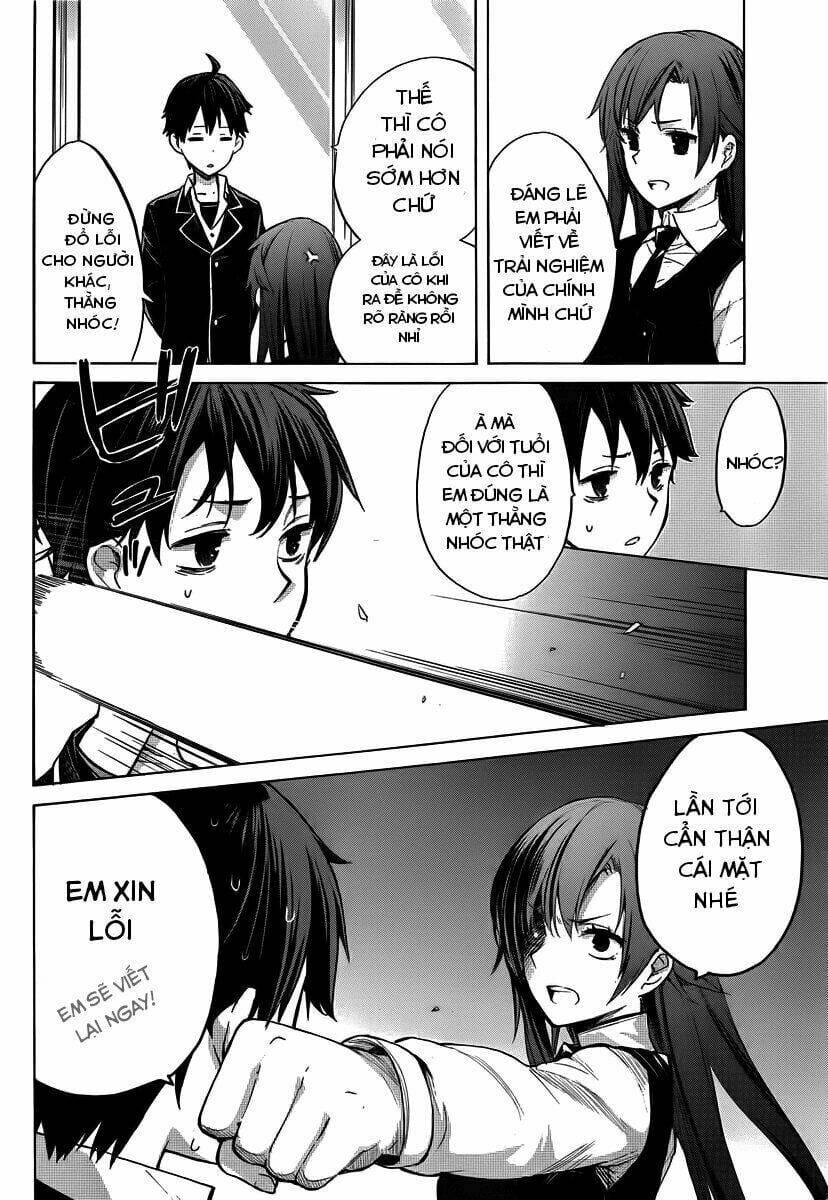 Truyện Tranh Chuyện Tình Thanh Xuân Bi Hài Của Tôi Quả Nhiên Là Sai Lầm - Oregairu trang 6