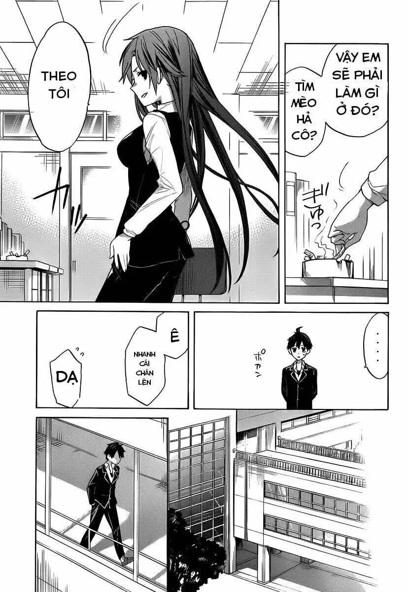 Truyện Tranh Chuyện Tình Thanh Xuân Bi Hài Của Tôi Quả Nhiên Là Sai Lầm - Oregairu trang 6