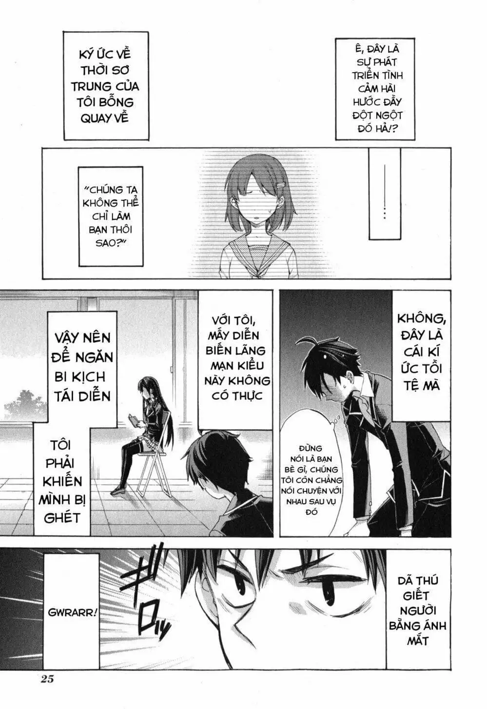 Truyện Tranh Chuyện Tình Thanh Xuân Bi Hài Của Tôi Quả Nhiên Là Sai Lầm - Oregairu trang 6