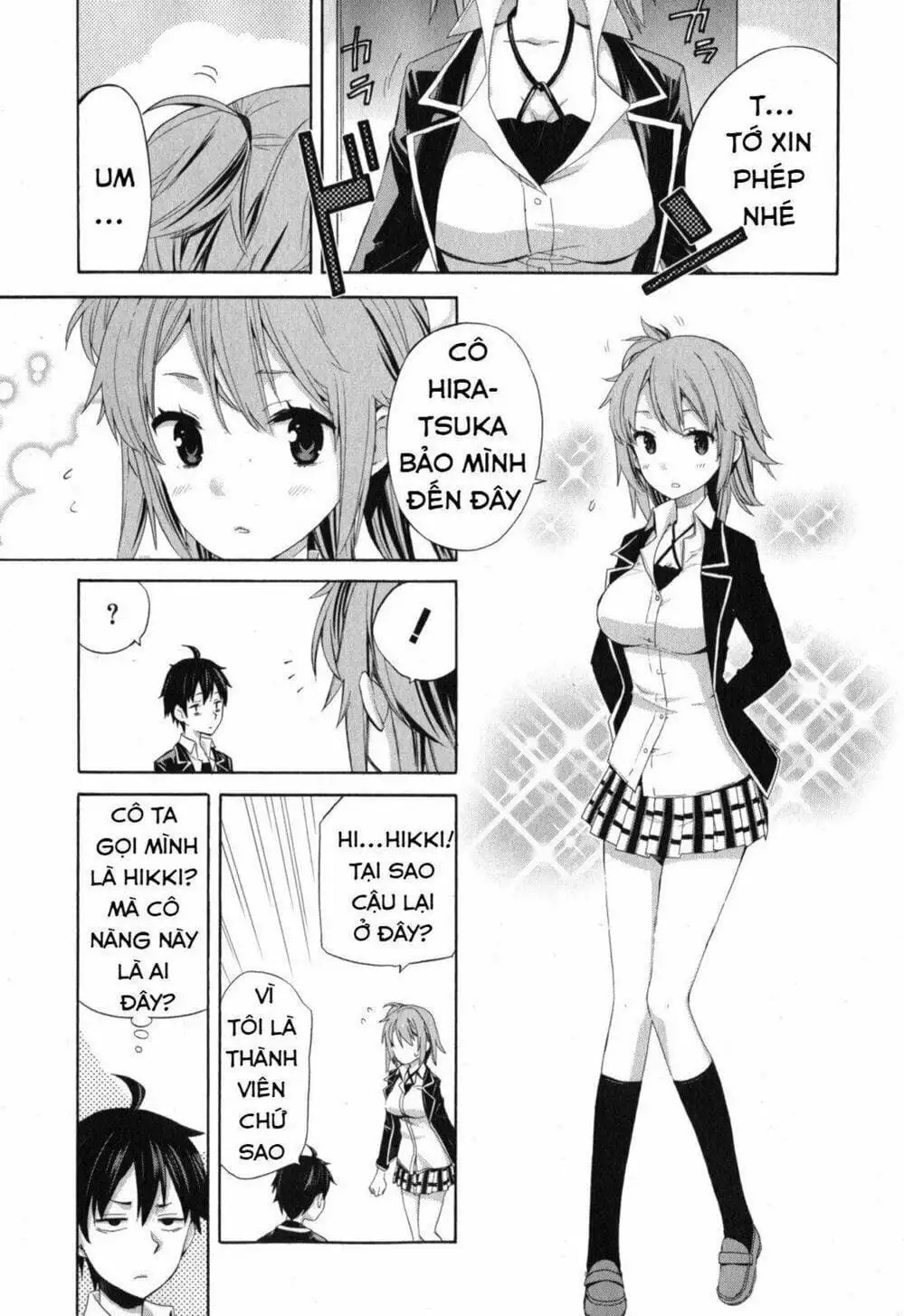 Truyện Tranh Chuyện Tình Thanh Xuân Bi Hài Của Tôi Quả Nhiên Là Sai Lầm - Oregairu trang 6