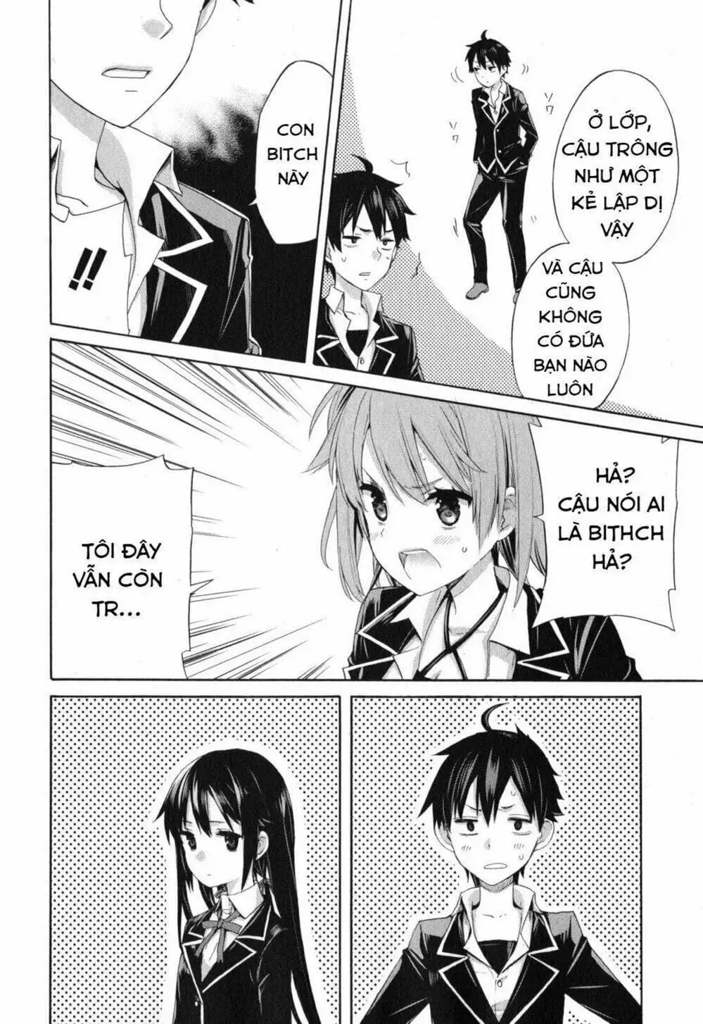 Truyện Tranh Chuyện Tình Thanh Xuân Bi Hài Của Tôi Quả Nhiên Là Sai Lầm - Oregairu trang 6