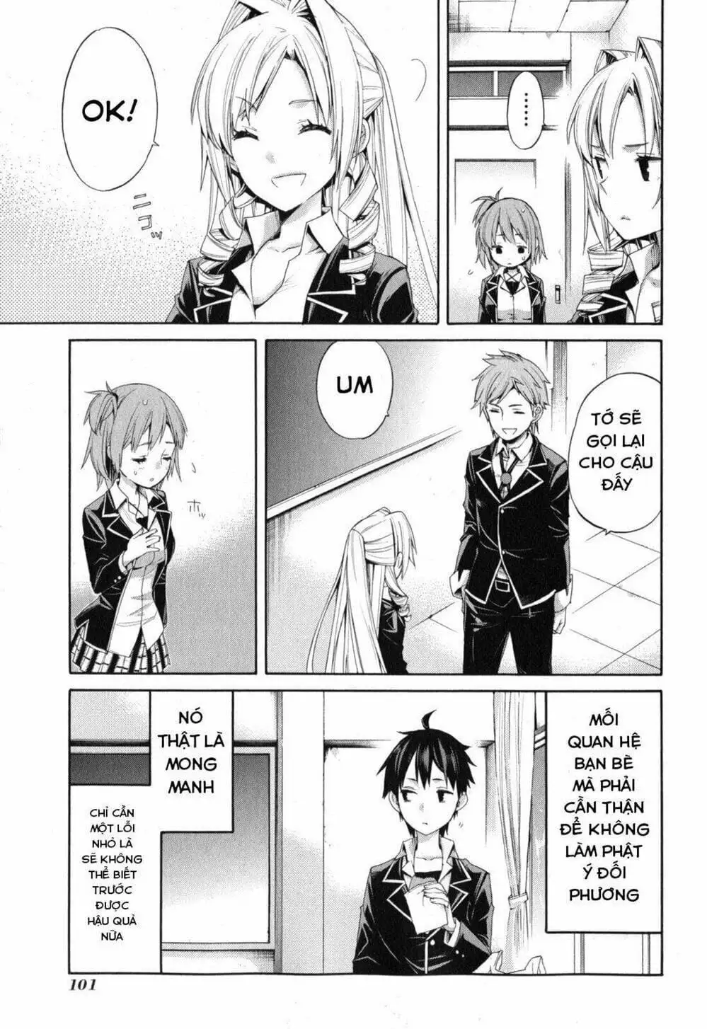 Truyện Tranh Chuyện Tình Thanh Xuân Bi Hài Của Tôi Quả Nhiên Là Sai Lầm - Oregairu trang 6