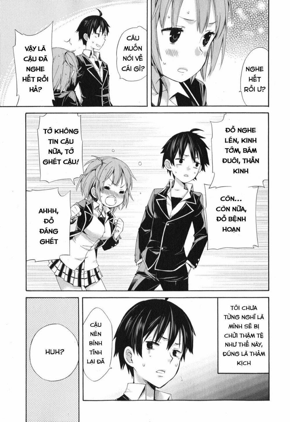 Truyện Tranh Chuyện Tình Thanh Xuân Bi Hài Của Tôi Quả Nhiên Là Sai Lầm - Oregairu trang 6