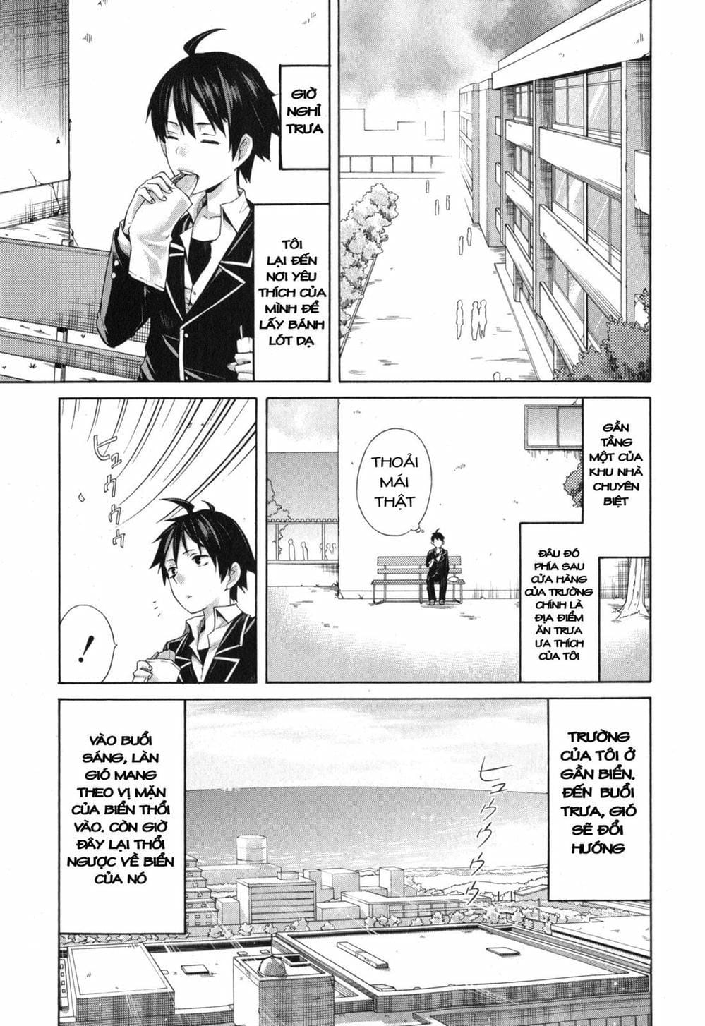 Truyện Tranh Chuyện Tình Thanh Xuân Bi Hài Của Tôi Quả Nhiên Là Sai Lầm - Oregairu trang 6