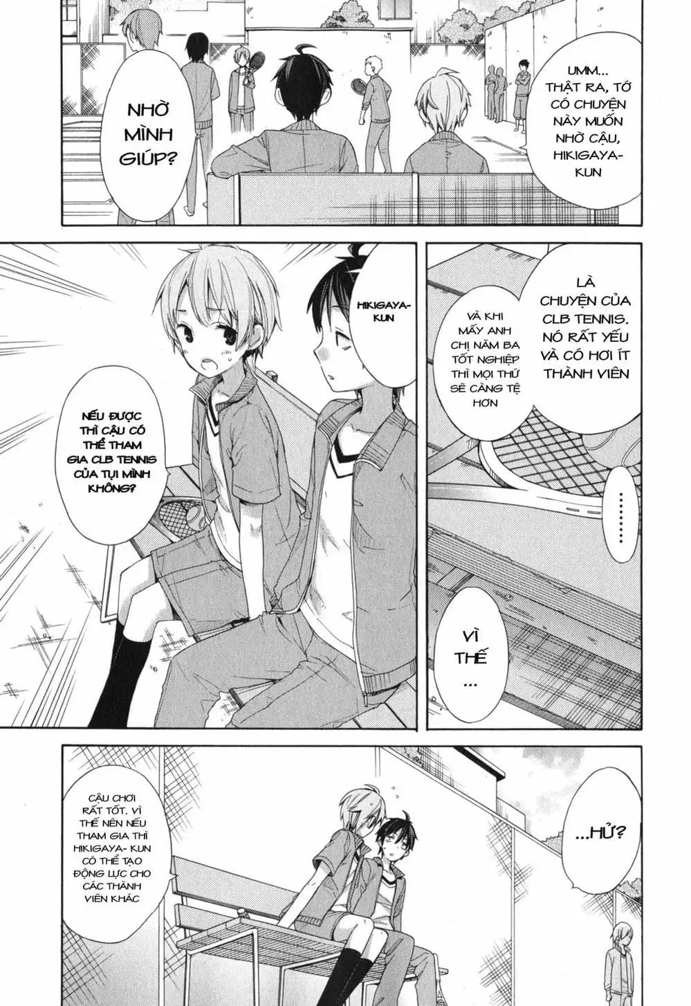 Truyện Tranh Chuyện Tình Thanh Xuân Bi Hài Của Tôi Quả Nhiên Là Sai Lầm - Oregairu trang 6