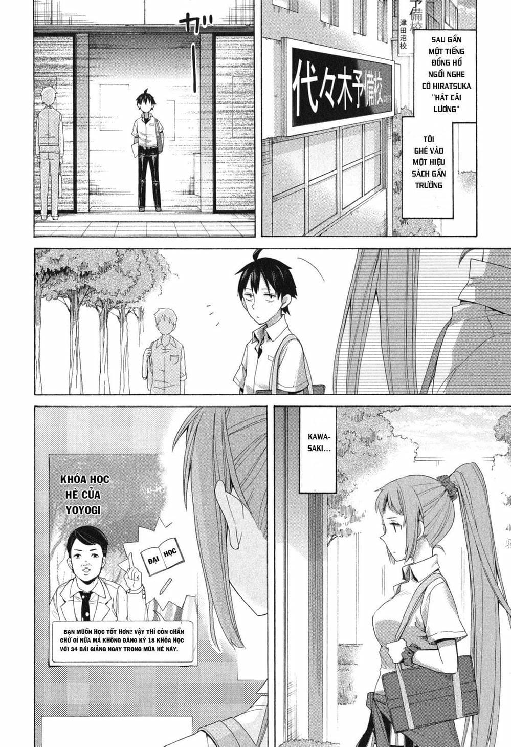 Truyện Tranh Chuyện Tình Thanh Xuân Bi Hài Của Tôi Quả Nhiên Là Sai Lầm - Oregairu trang 6