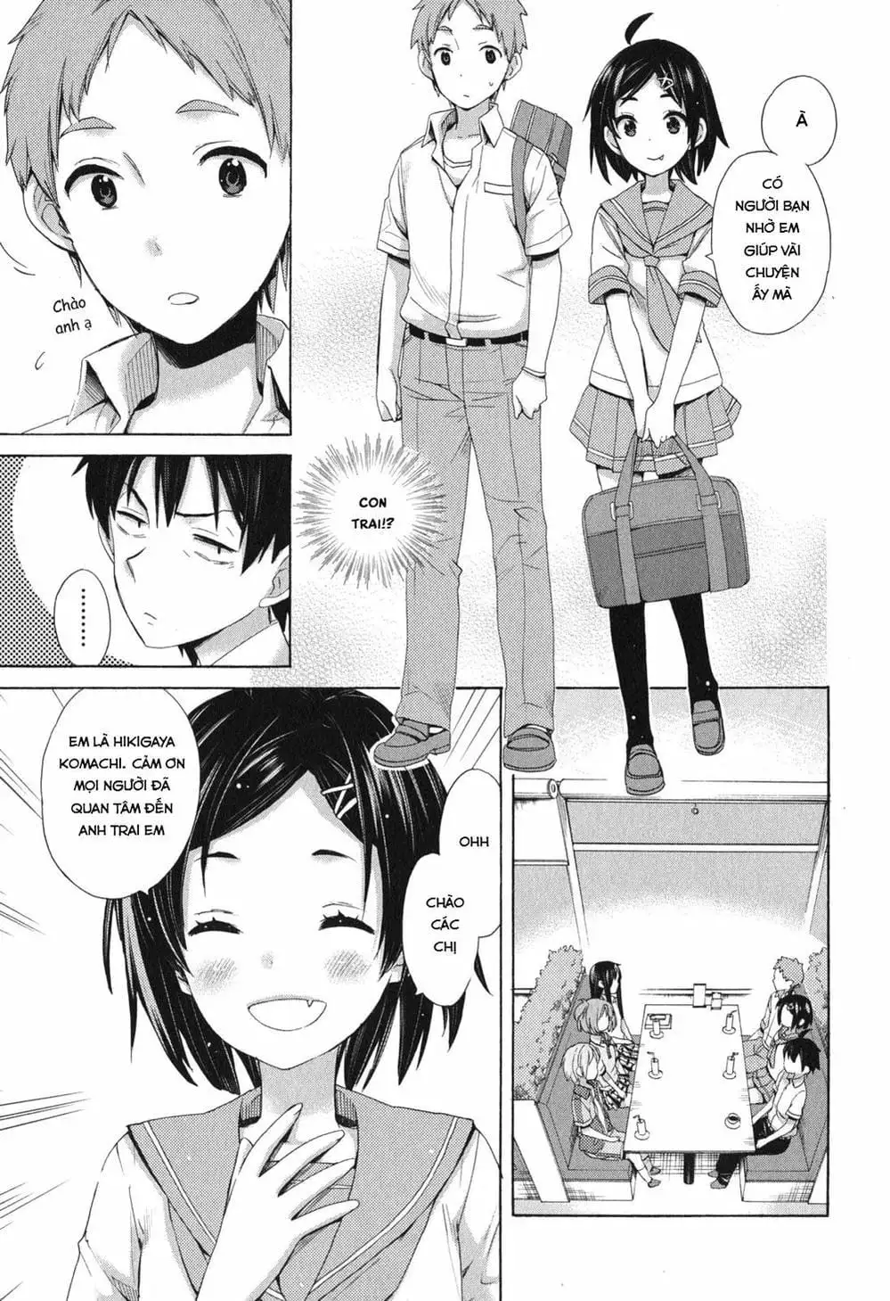 Truyện Tranh Chuyện Tình Thanh Xuân Bi Hài Của Tôi Quả Nhiên Là Sai Lầm - Oregairu trang 6