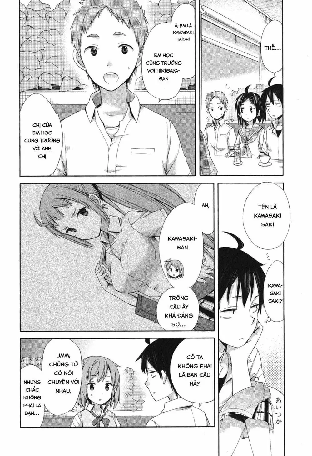 Truyện Tranh Chuyện Tình Thanh Xuân Bi Hài Của Tôi Quả Nhiên Là Sai Lầm - Oregairu trang 6