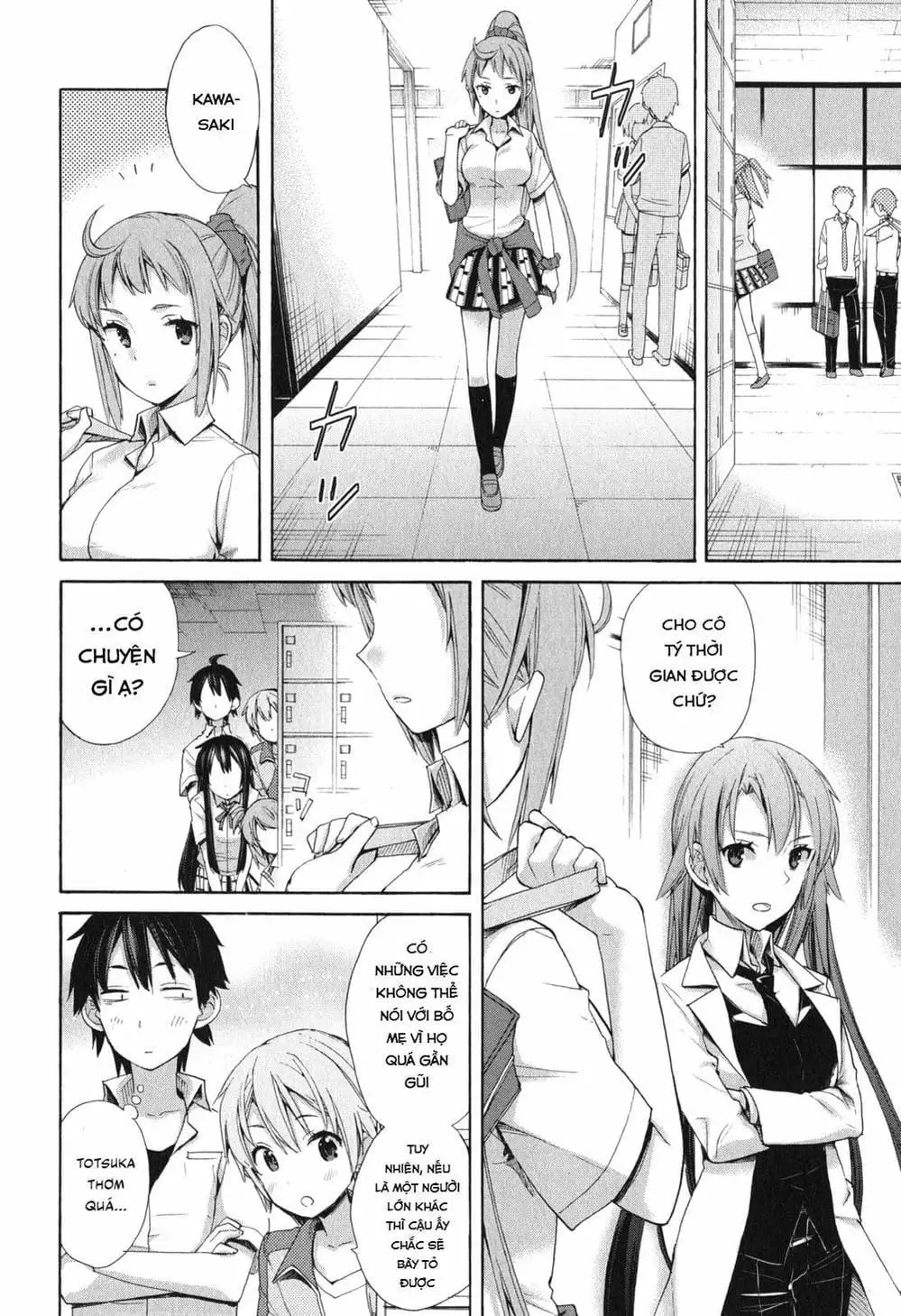 Truyện Tranh Chuyện Tình Thanh Xuân Bi Hài Của Tôi Quả Nhiên Là Sai Lầm - Oregairu trang 6