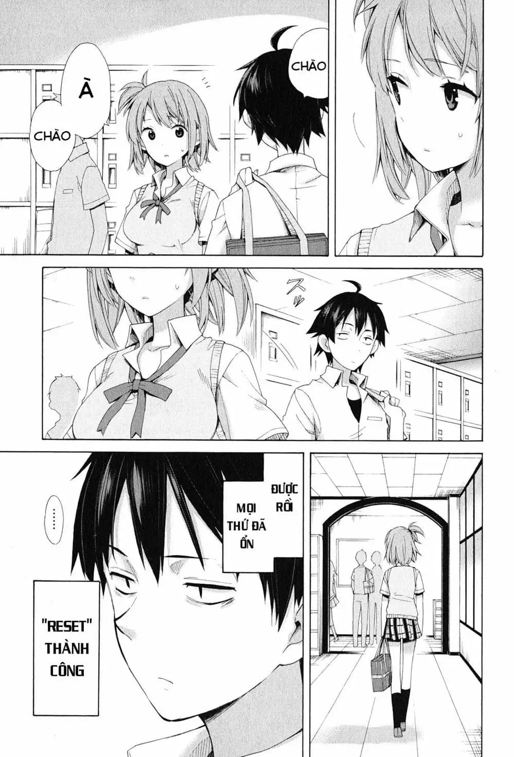 Truyện Tranh Chuyện Tình Thanh Xuân Bi Hài Của Tôi Quả Nhiên Là Sai Lầm - Oregairu trang 6