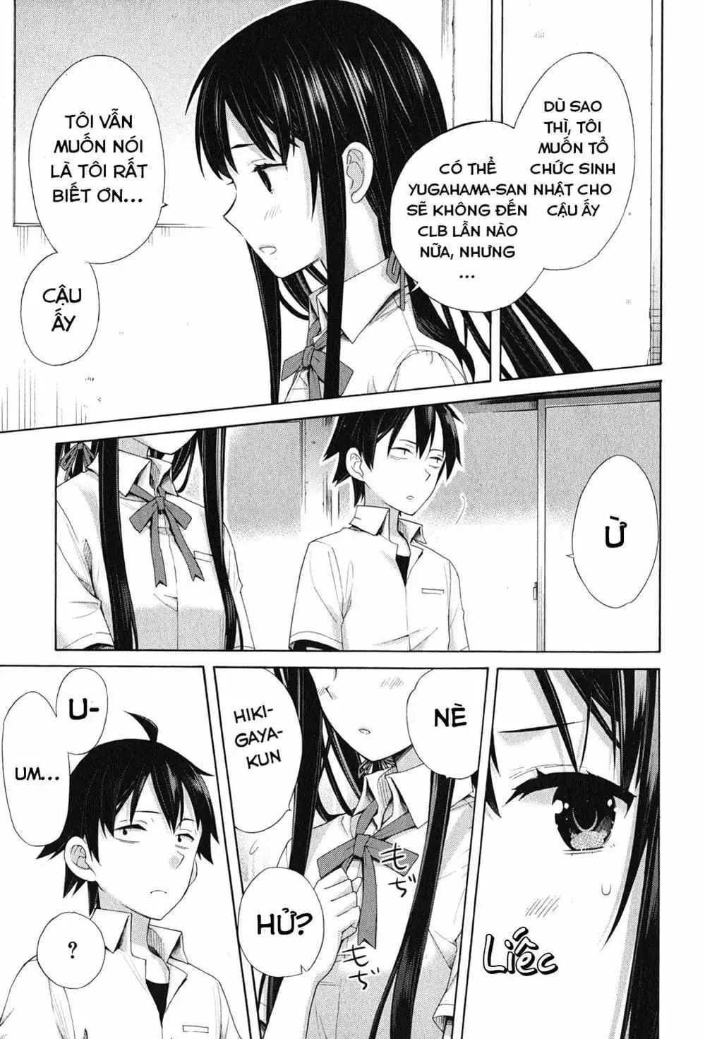 Truyện Tranh Chuyện Tình Thanh Xuân Bi Hài Của Tôi Quả Nhiên Là Sai Lầm - Oregairu trang 6