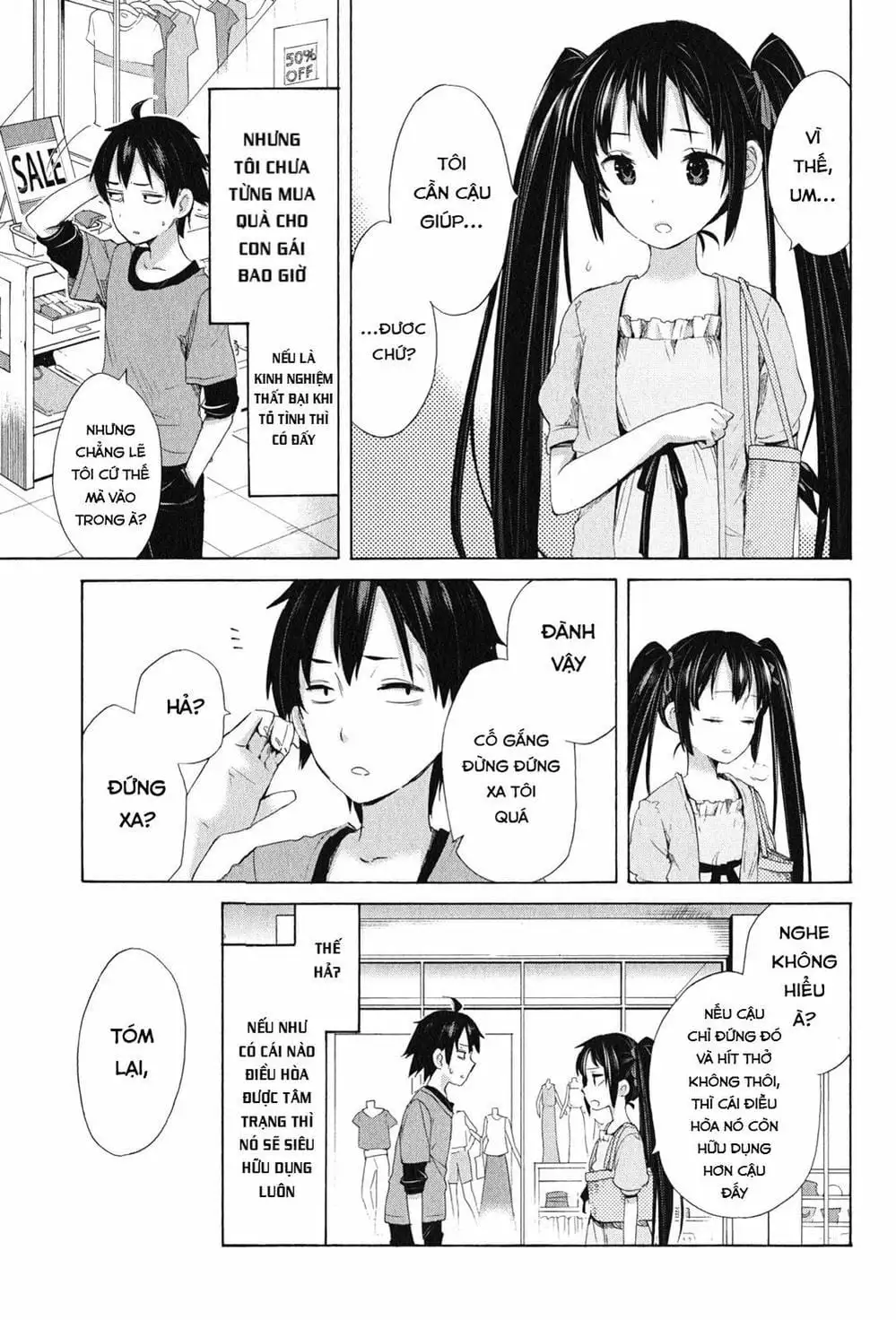 Truyện Tranh Chuyện Tình Thanh Xuân Bi Hài Của Tôi Quả Nhiên Là Sai Lầm - Oregairu trang 6