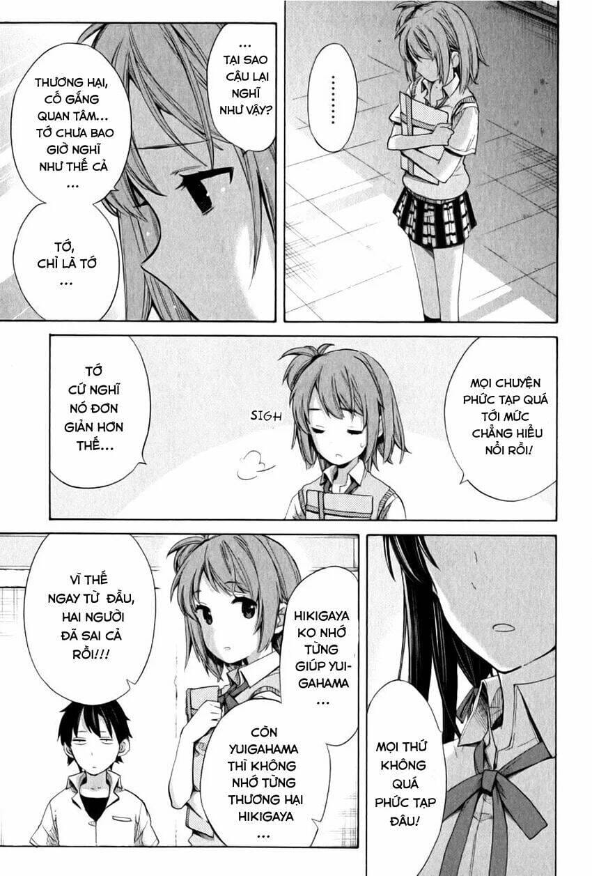 Truyện Tranh Chuyện Tình Thanh Xuân Bi Hài Của Tôi Quả Nhiên Là Sai Lầm - Oregairu trang 6