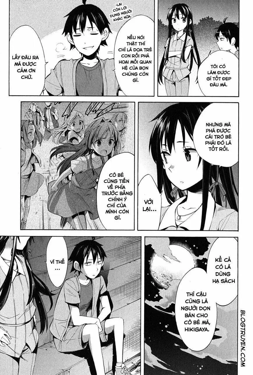Truyện Tranh Chuyện Tình Thanh Xuân Bi Hài Của Tôi Quả Nhiên Là Sai Lầm - Oregairu trang 6