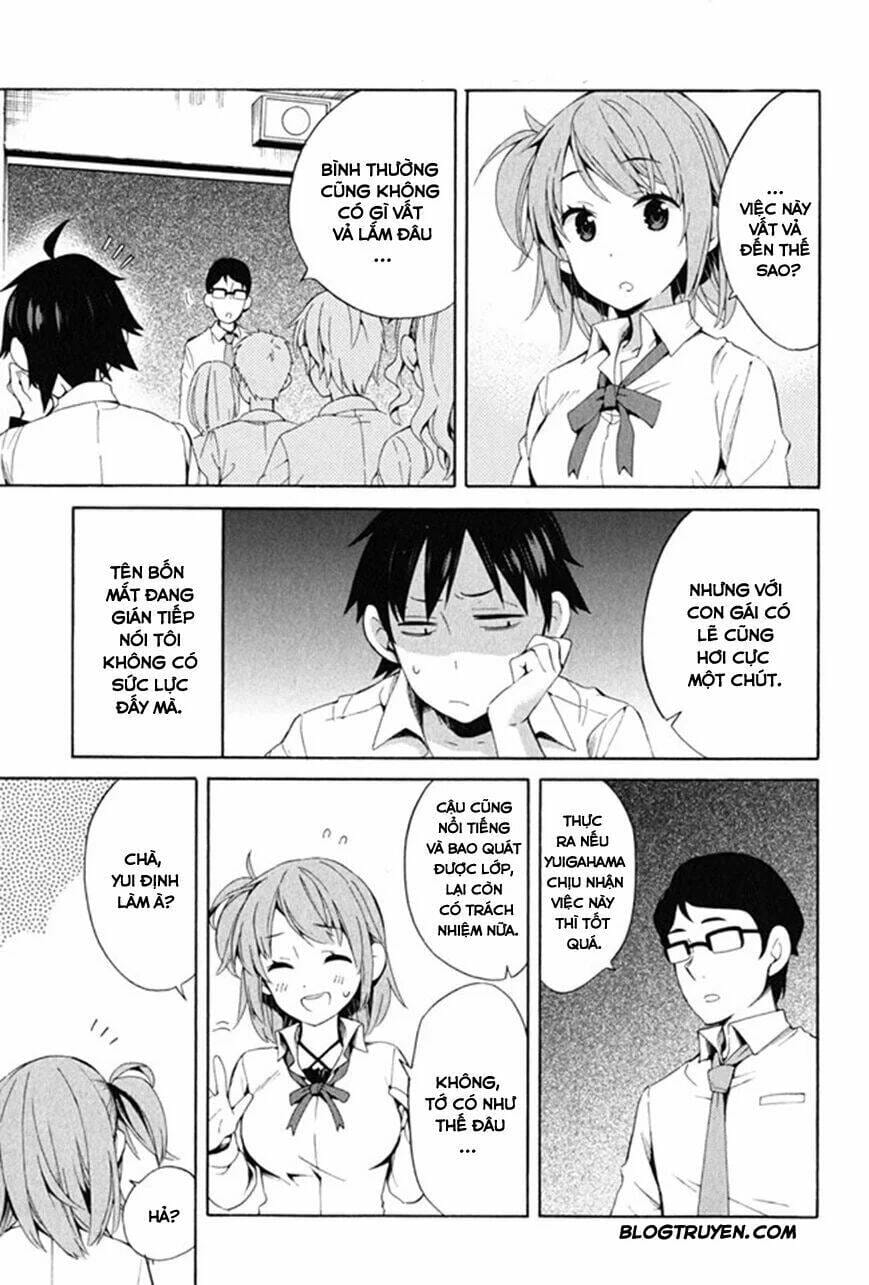 Truyện Tranh Chuyện Tình Thanh Xuân Bi Hài Của Tôi Quả Nhiên Là Sai Lầm - Oregairu trang 6