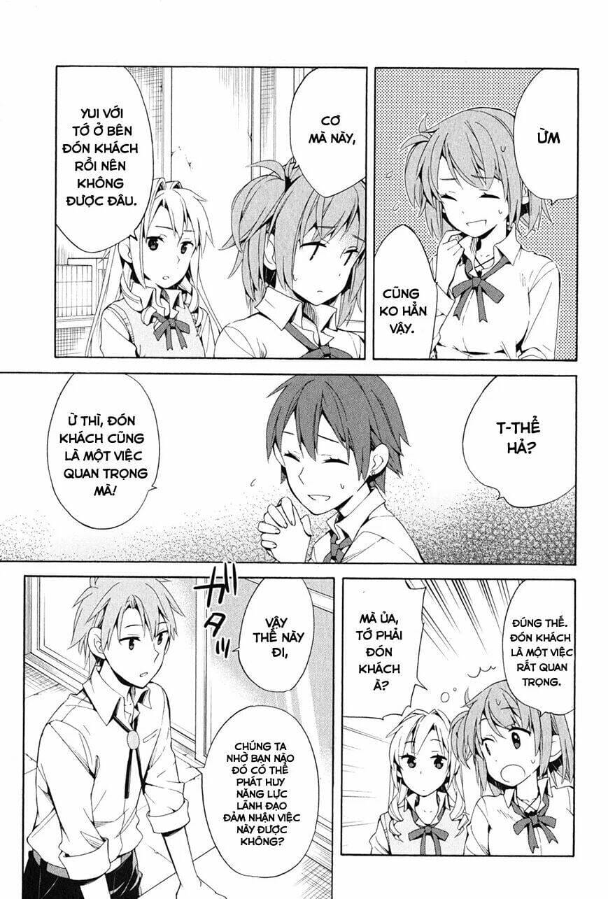 Truyện Tranh Chuyện Tình Thanh Xuân Bi Hài Của Tôi Quả Nhiên Là Sai Lầm - Oregairu trang 6