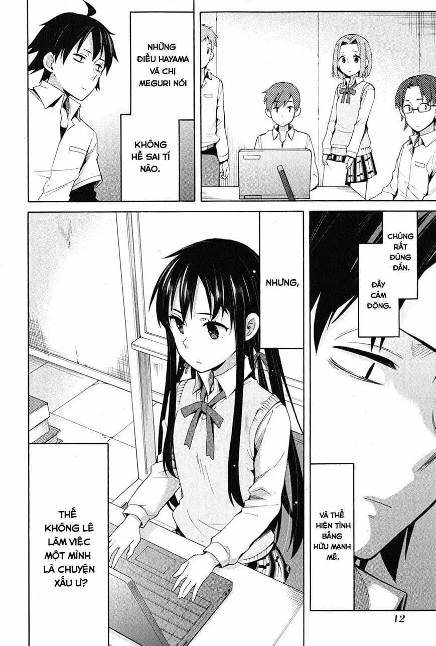 Truyện Tranh Chuyện Tình Thanh Xuân Bi Hài Của Tôi Quả Nhiên Là Sai Lầm - Oregairu trang 6