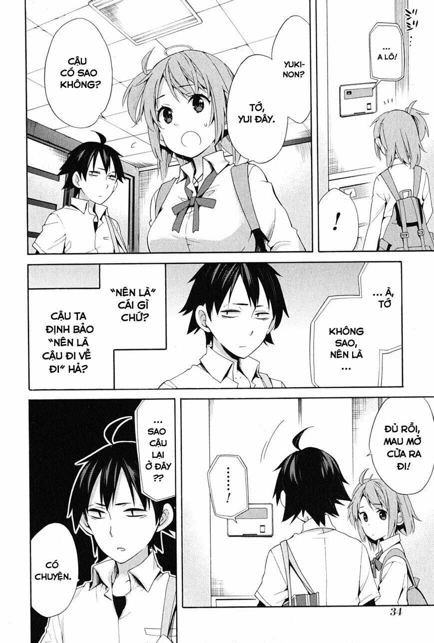 Truyện Tranh Chuyện Tình Thanh Xuân Bi Hài Của Tôi Quả Nhiên Là Sai Lầm - Oregairu trang 6