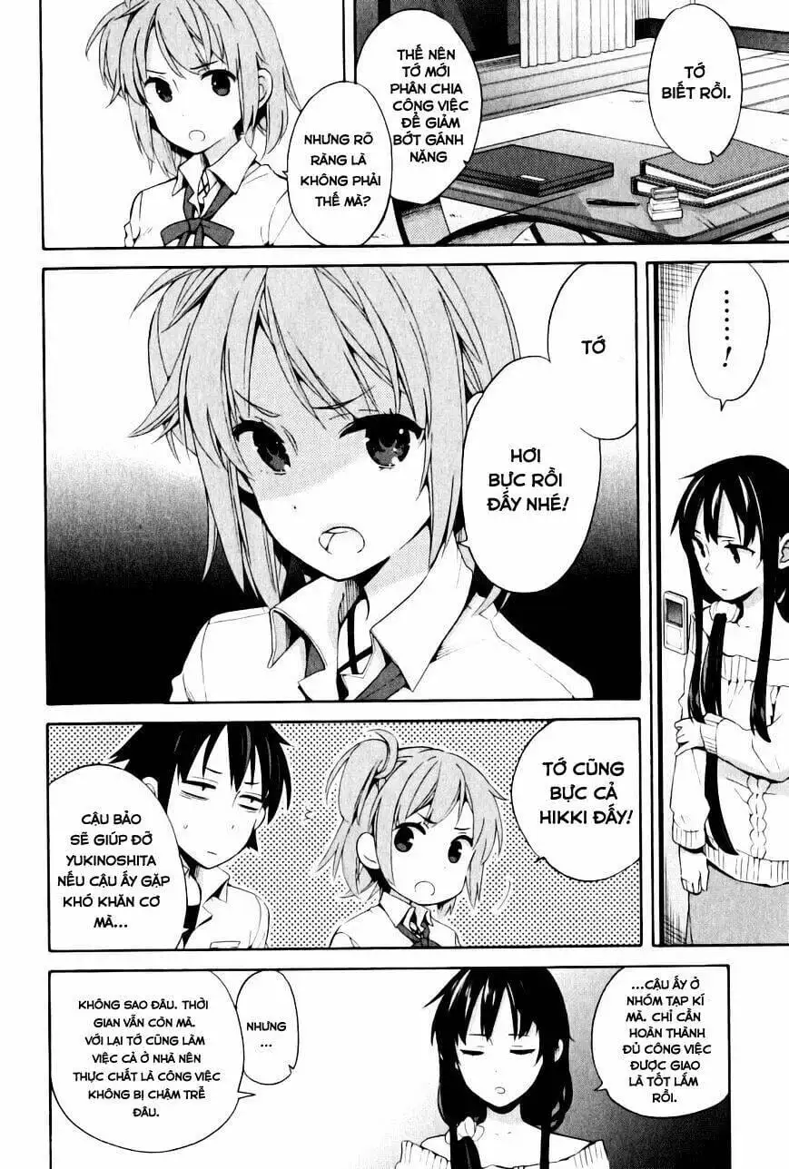 Truyện Tranh Chuyện Tình Thanh Xuân Bi Hài Của Tôi Quả Nhiên Là Sai Lầm - Oregairu trang 6