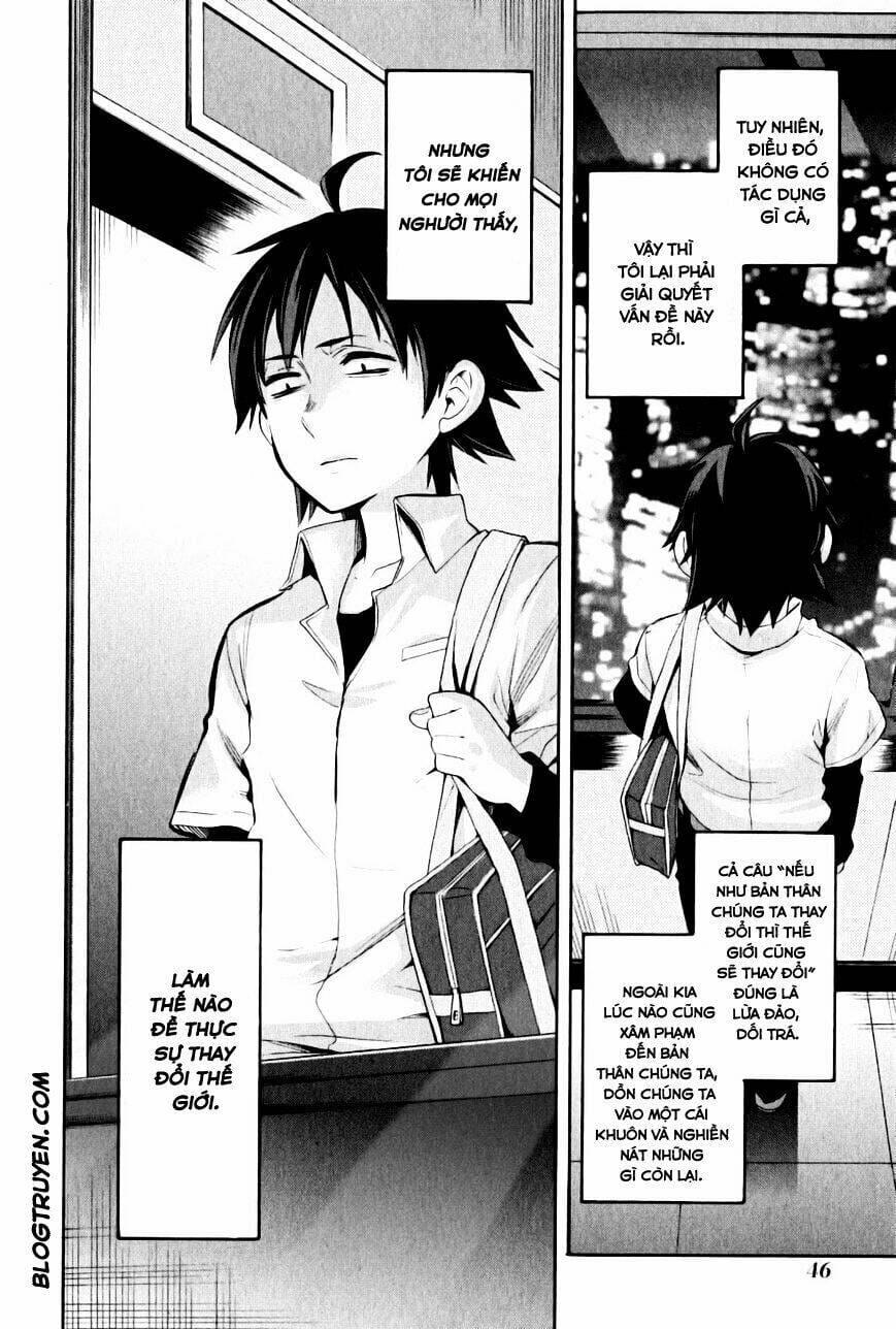 Truyện Tranh Chuyện Tình Thanh Xuân Bi Hài Của Tôi Quả Nhiên Là Sai Lầm - Oregairu trang 6