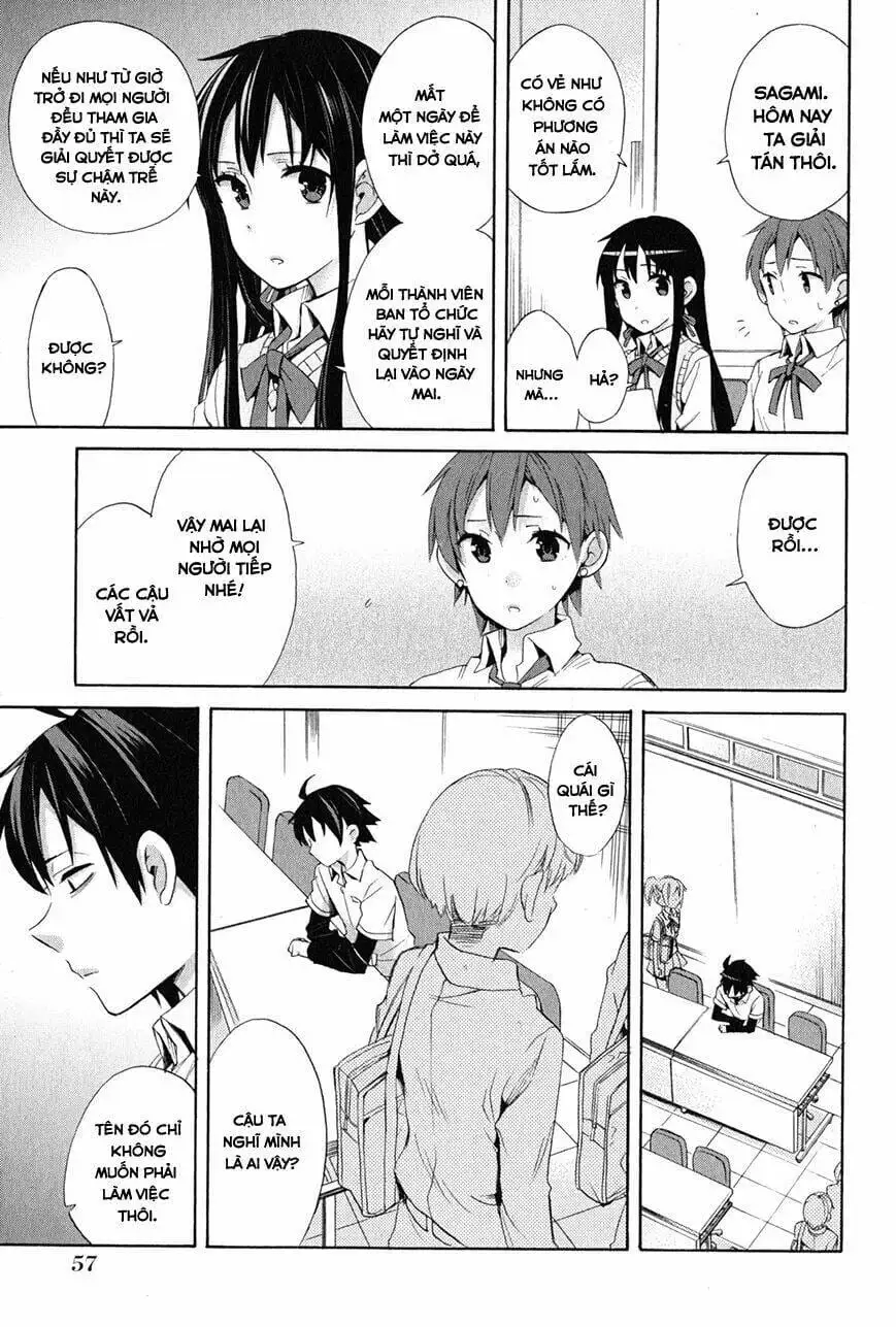 Truyện Tranh Chuyện Tình Thanh Xuân Bi Hài Của Tôi Quả Nhiên Là Sai Lầm - Oregairu trang 6