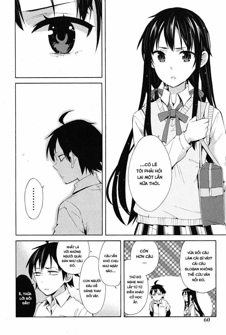 Truyện Tranh Chuyện Tình Thanh Xuân Bi Hài Của Tôi Quả Nhiên Là Sai Lầm - Oregairu trang 6