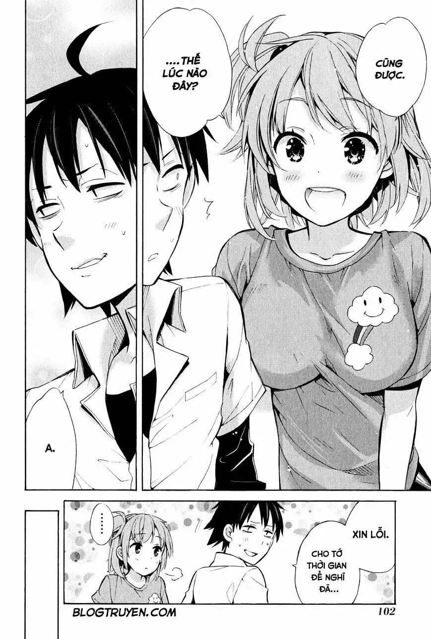 Truyện Tranh Chuyện Tình Thanh Xuân Bi Hài Của Tôi Quả Nhiên Là Sai Lầm - Oregairu trang 6